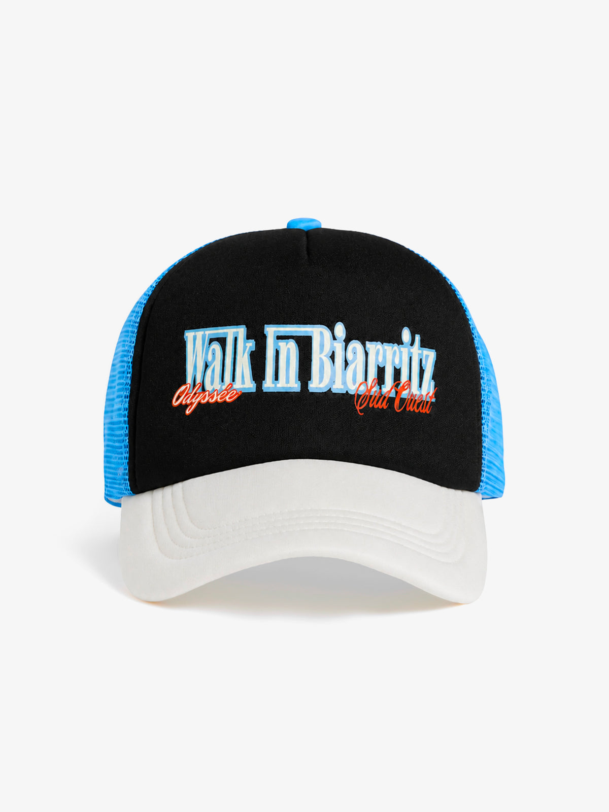 The black "Walk in Biarritz" Trucker cap