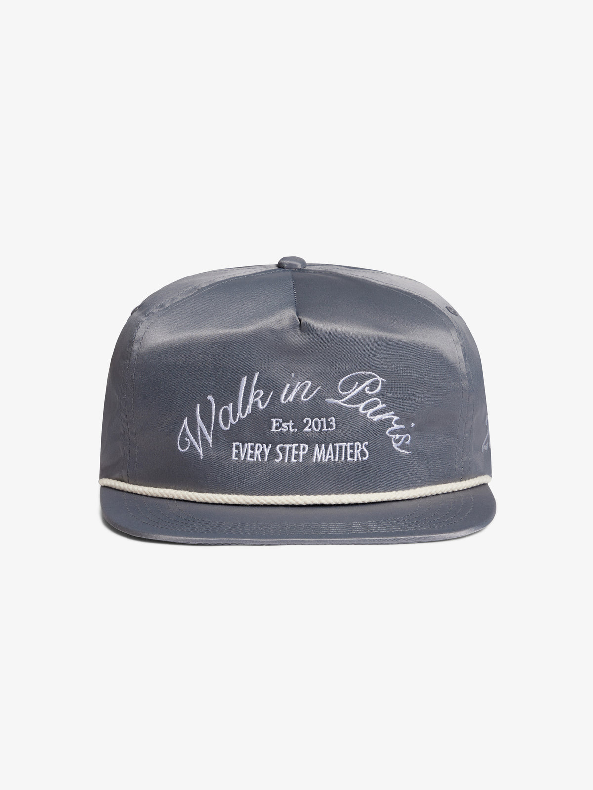 La casquette trucker en nylon gris foncé