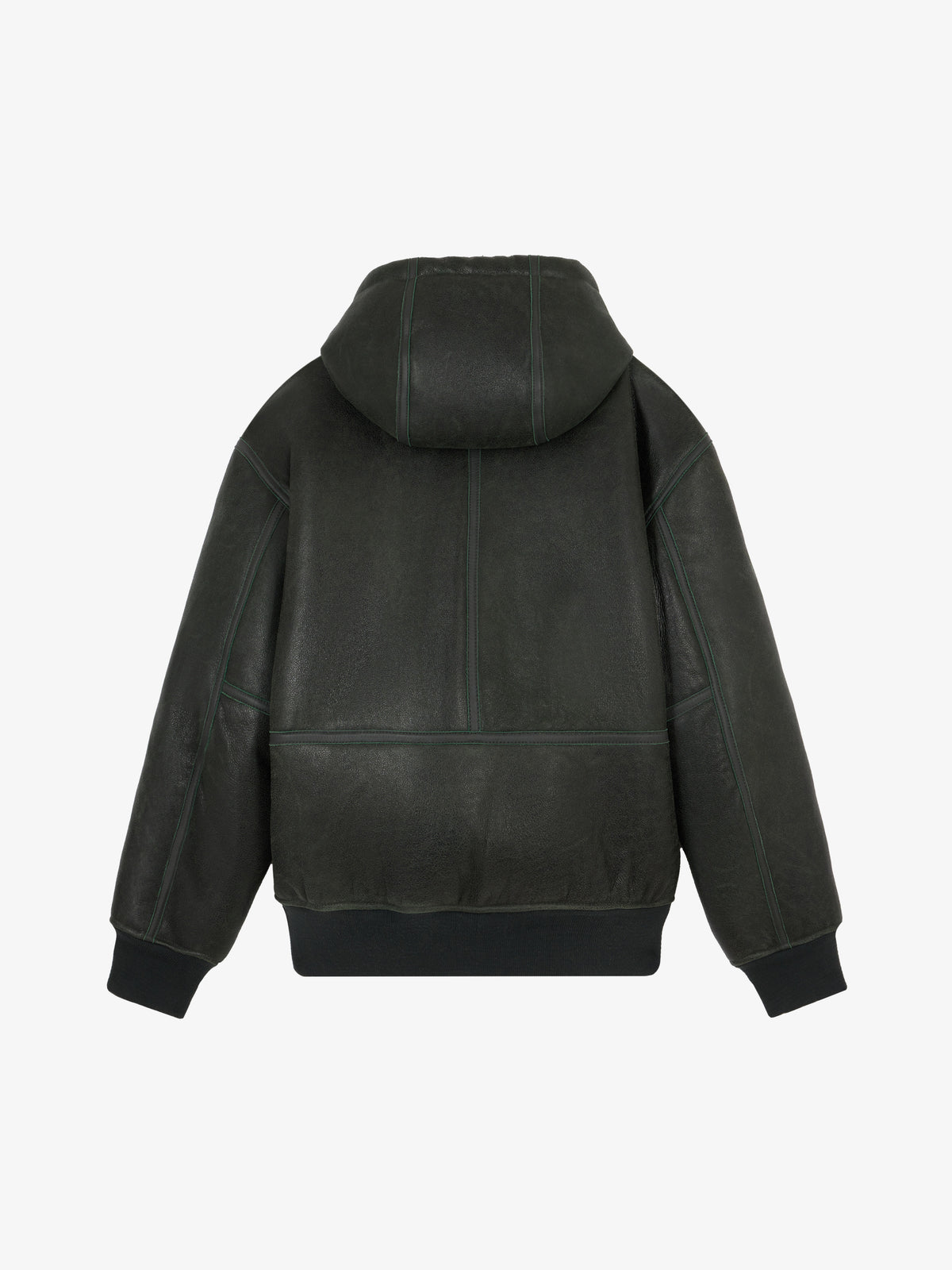 Walk in Paris x Schott NYC ® - Le bombardier à capuche vert forêt