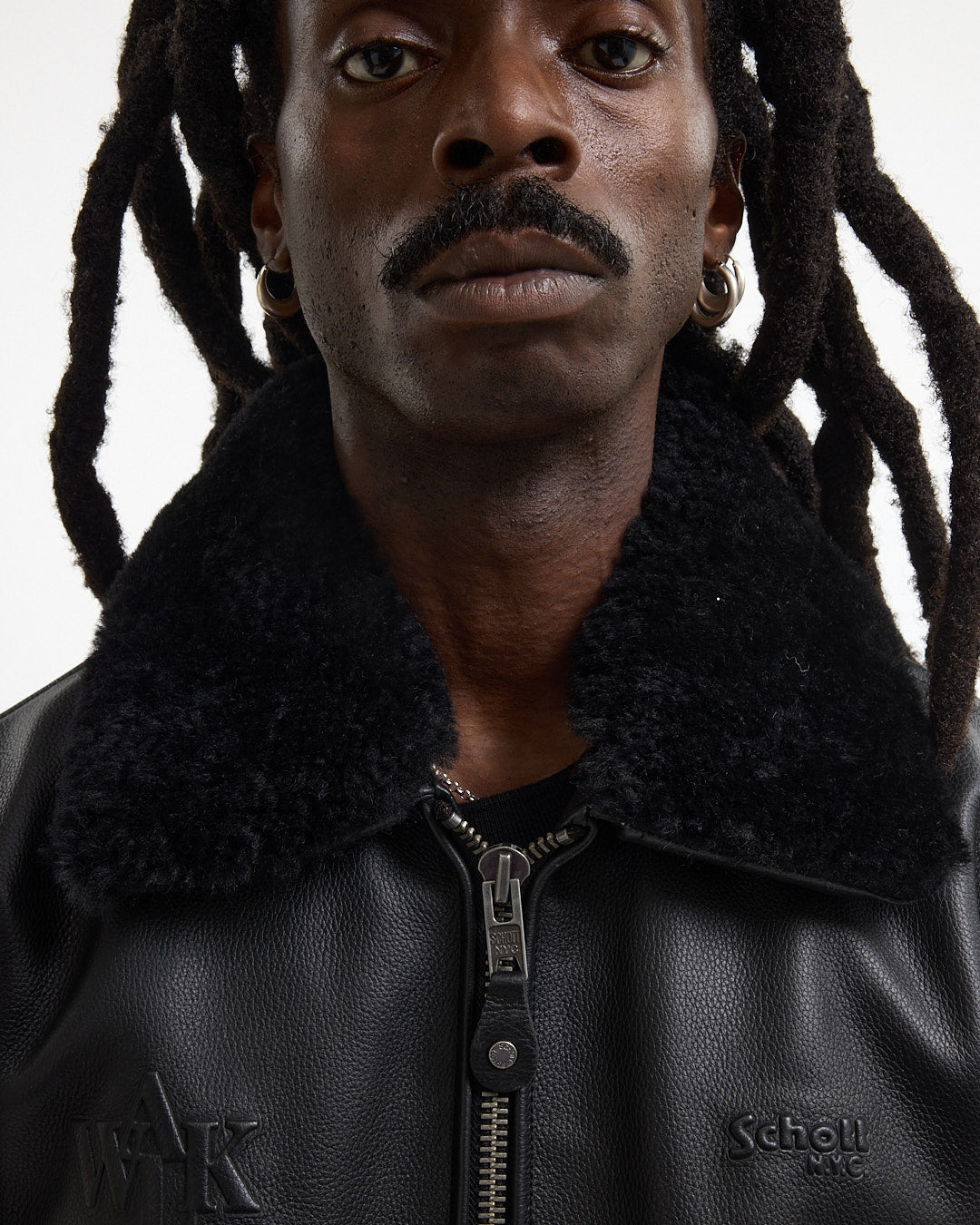 Schott ボタンアップジャケット ブラック L ニューヨーク Walk in Paris X Schott NYC ® - Onyx flight jacket · Walk in Paris