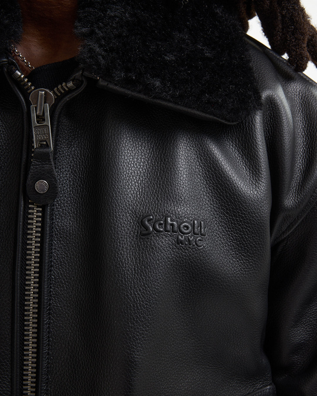 Walk in Paris X Schott NYC ® - Onyx flight jacket 11