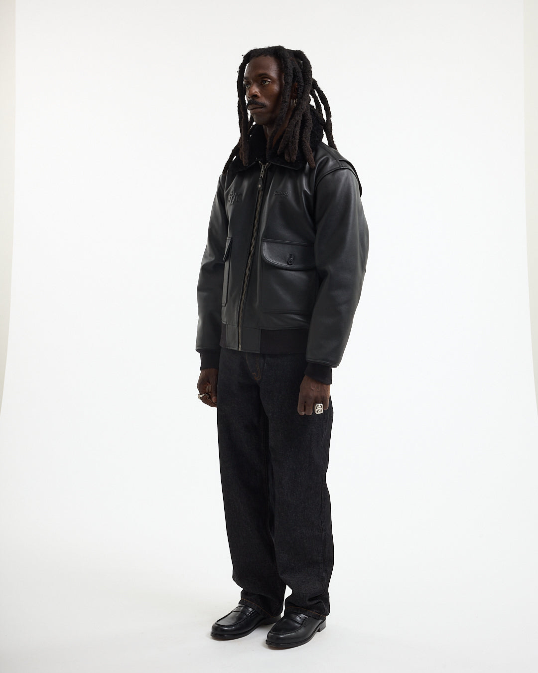 Walk in Paris X Schott NYC ® - Onyx flight jacket 7