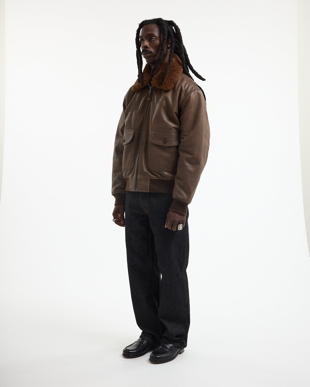 Walk in Paris X Schott NYC ® - Ambre flight jacket 7