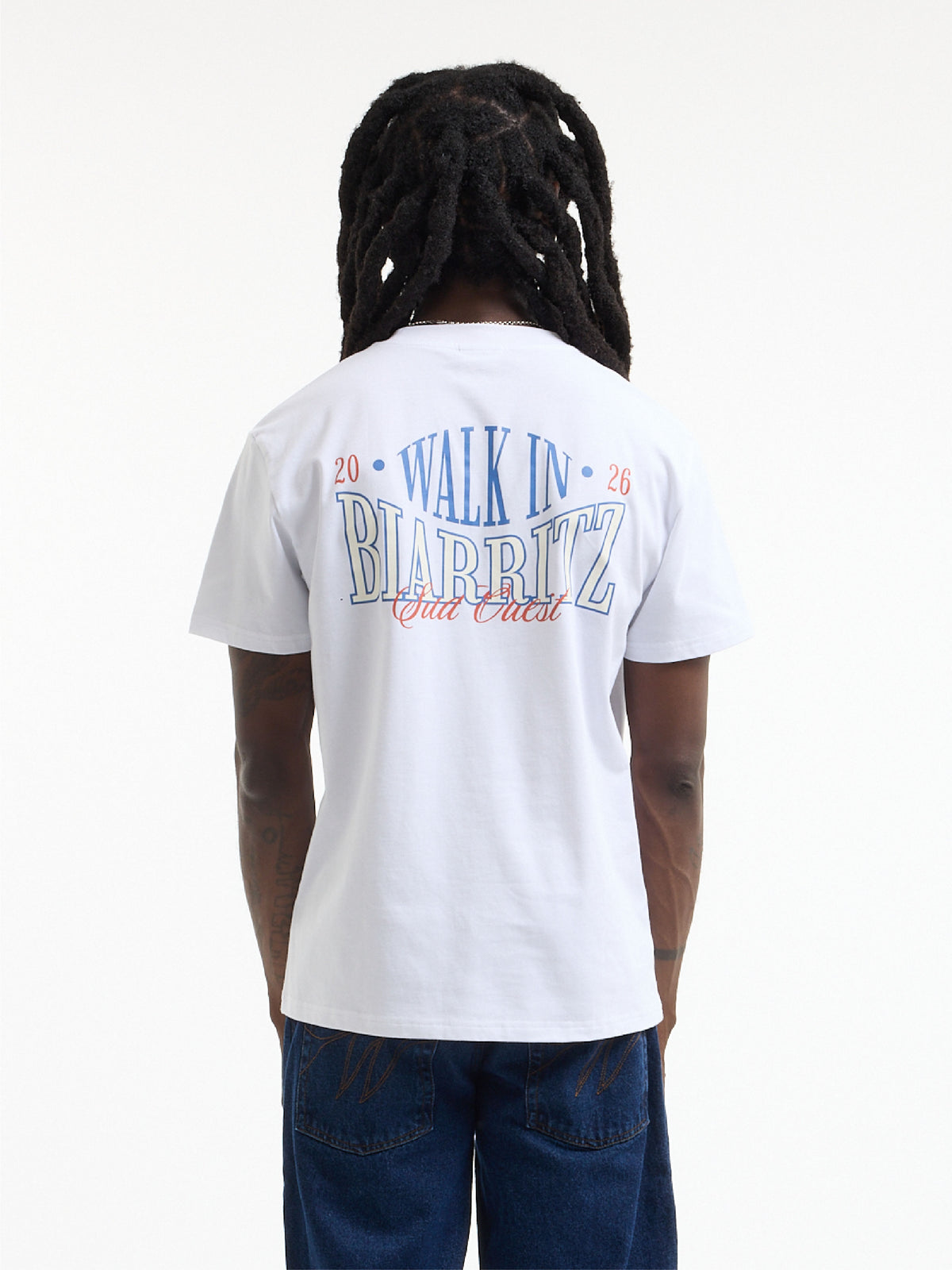 The white "Walk in Biarritz" t-shirt