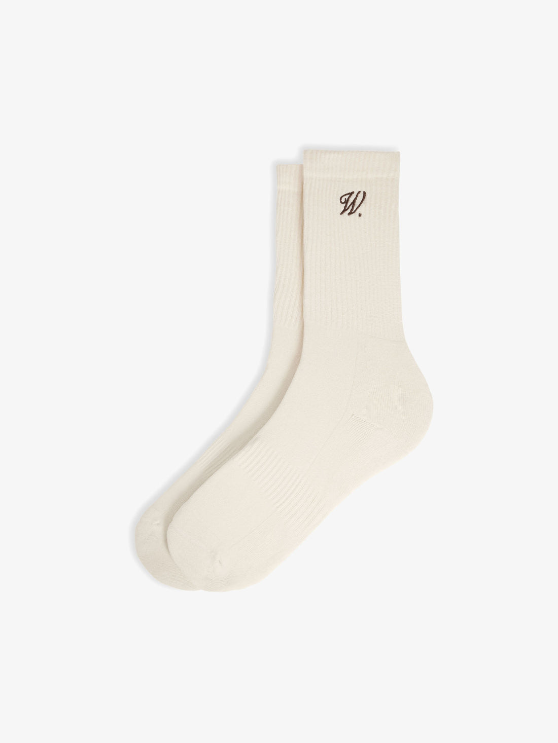 Les chaussettes signature beige