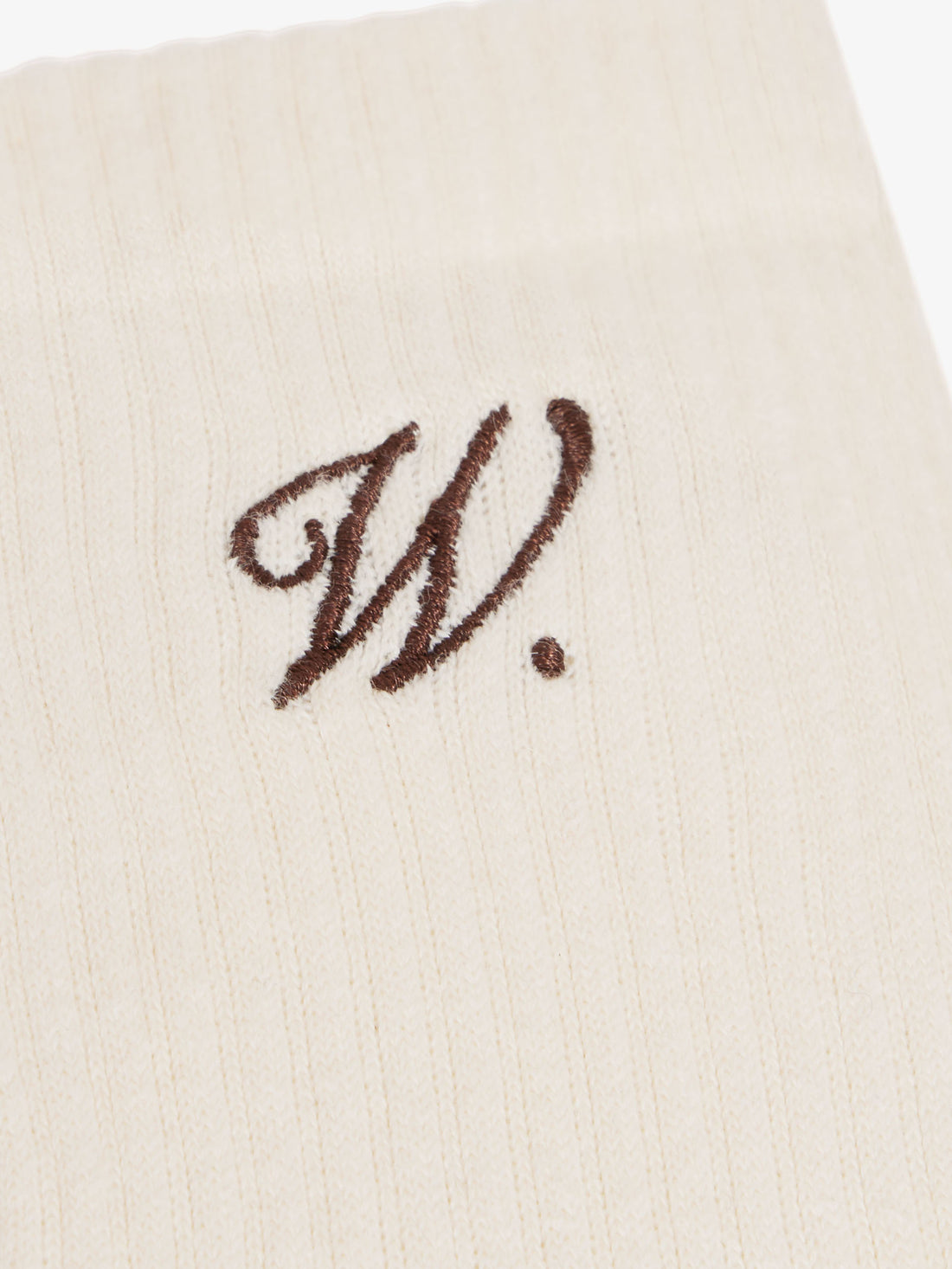 Les chaussettes signature beige