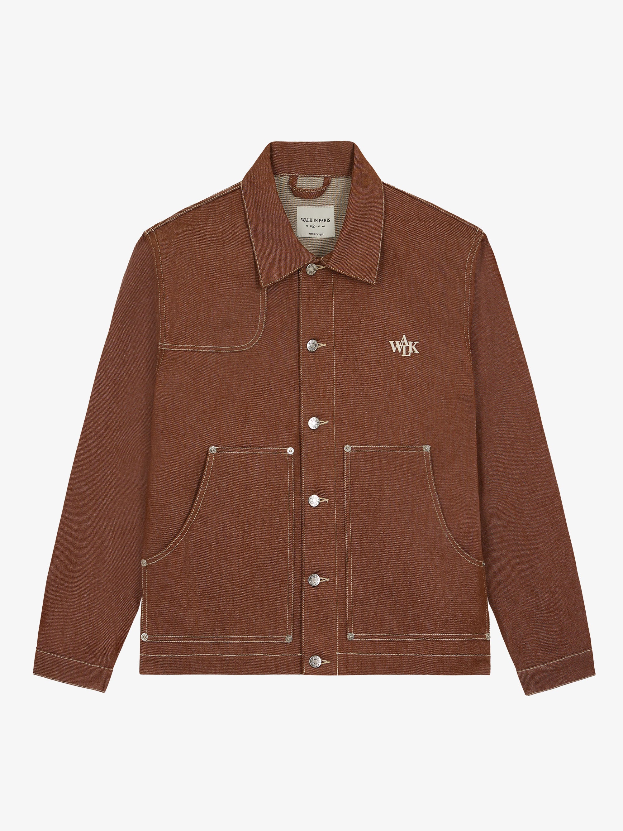 The brown denim carpenter's jacket 1