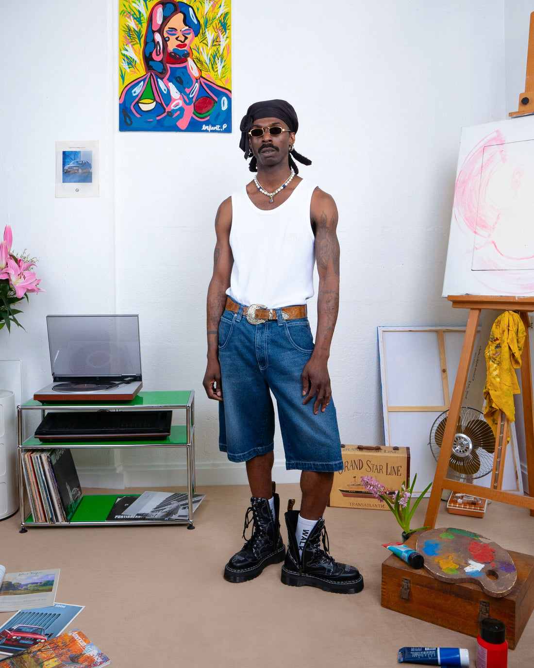 Le débardeur blanc brodé