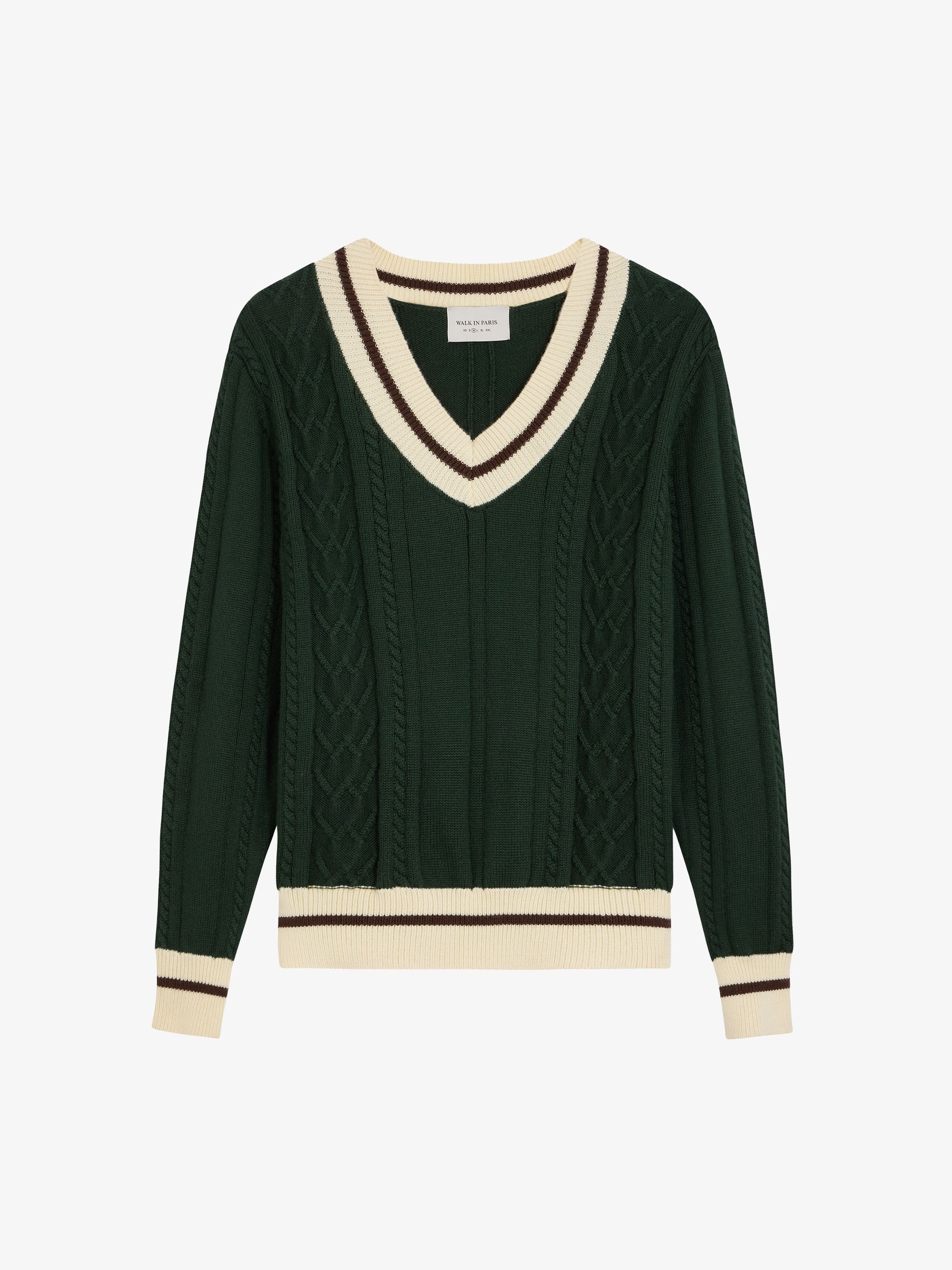 The green knitted sweater 1