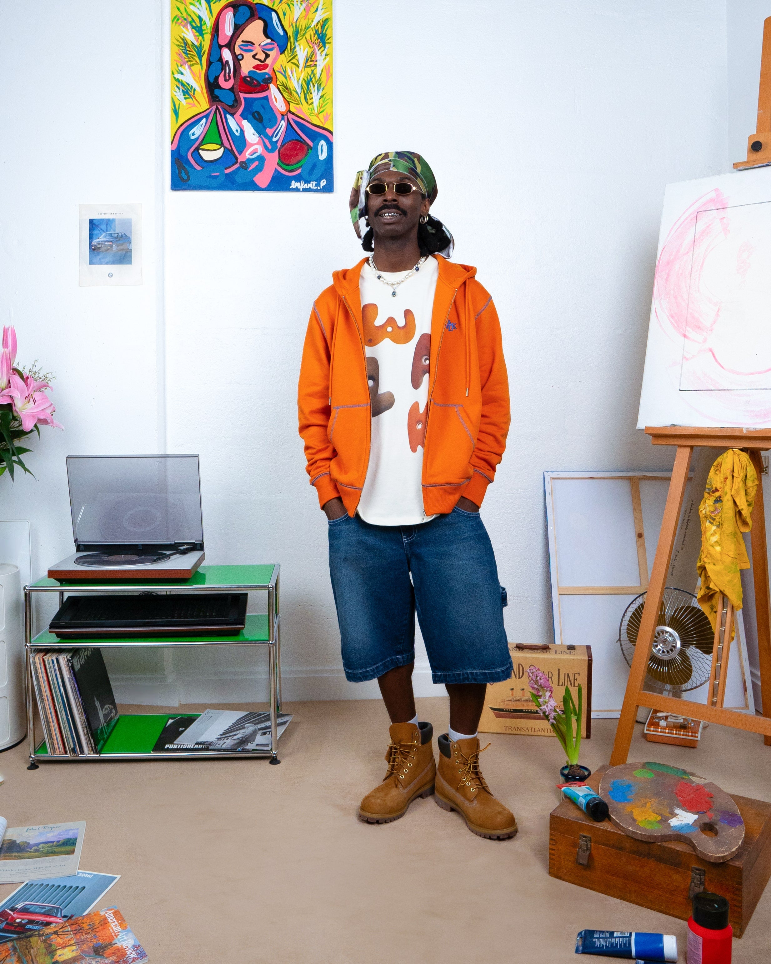 Le hoodie zippé mandarine 2