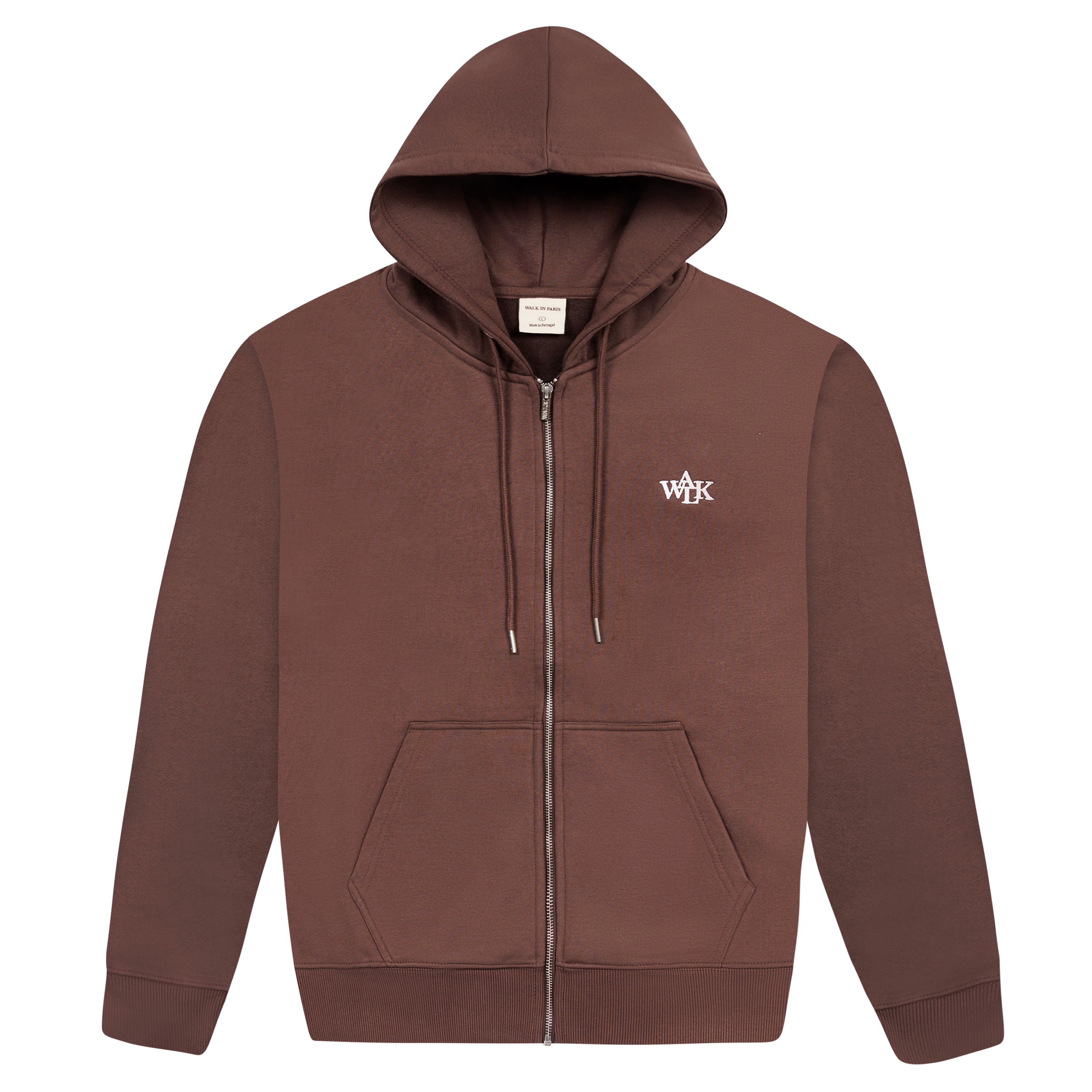 THE BROWN ZIP UP HOODIE 2