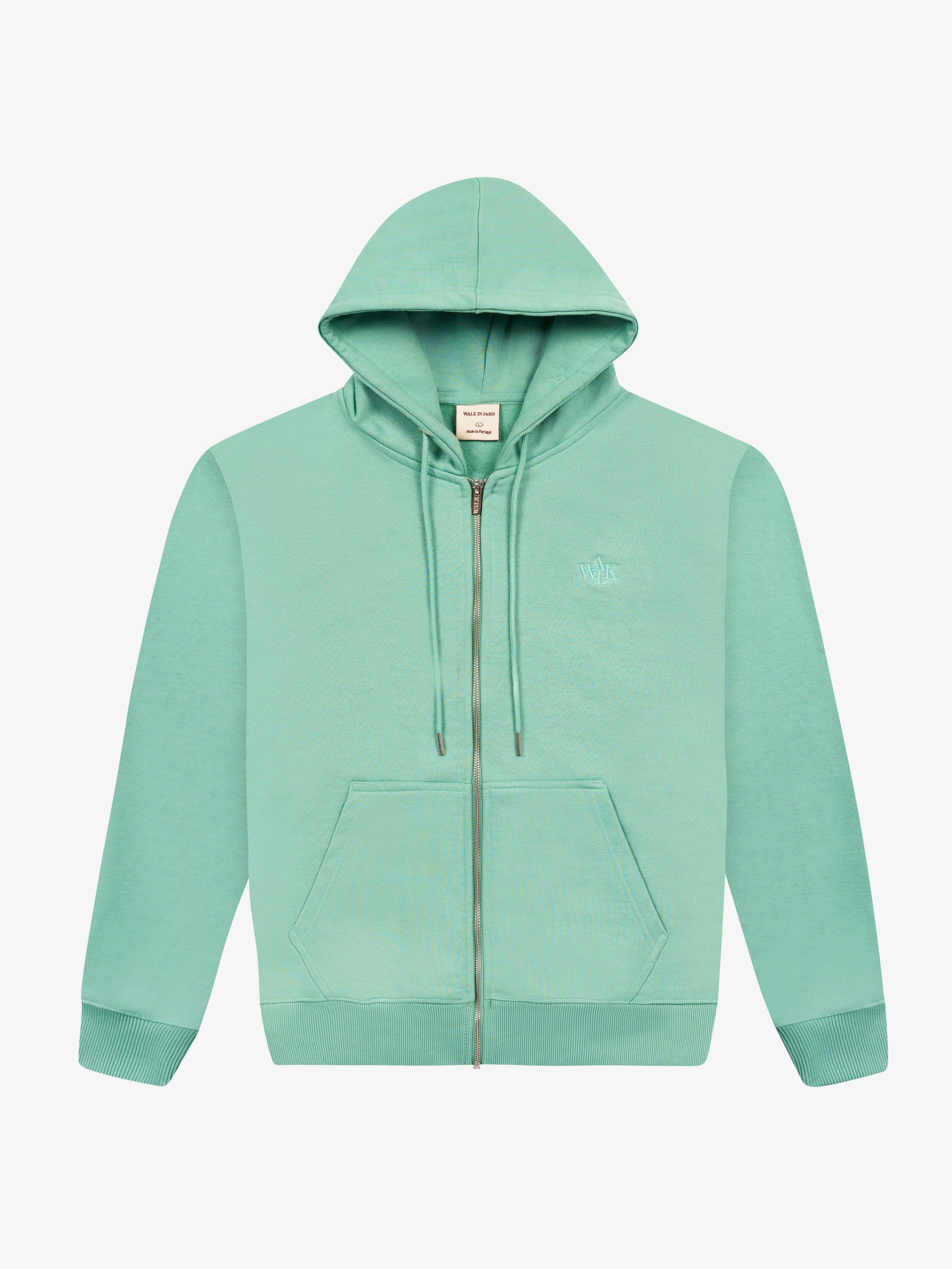 THE MINT GREEN ZIP UP HOODIE 1