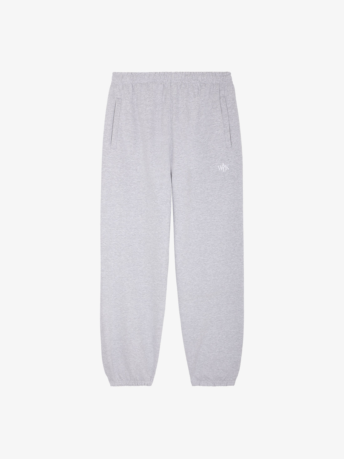 The grey jogging pants