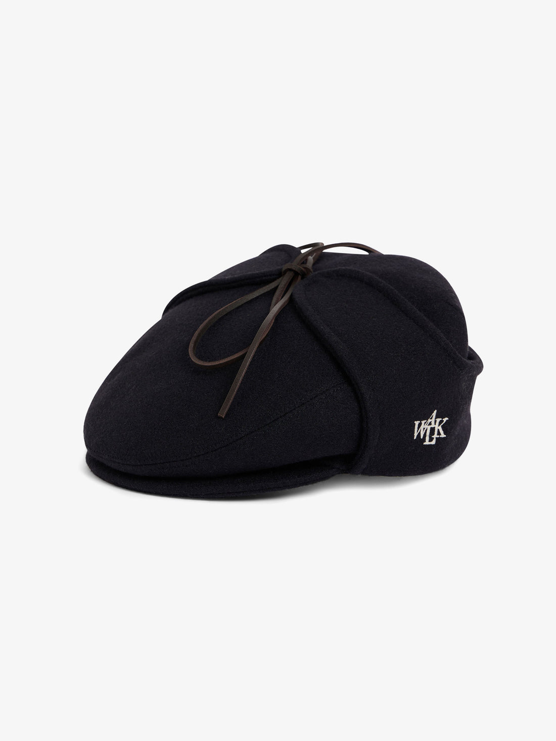 Le béret Sherlock en laine noir