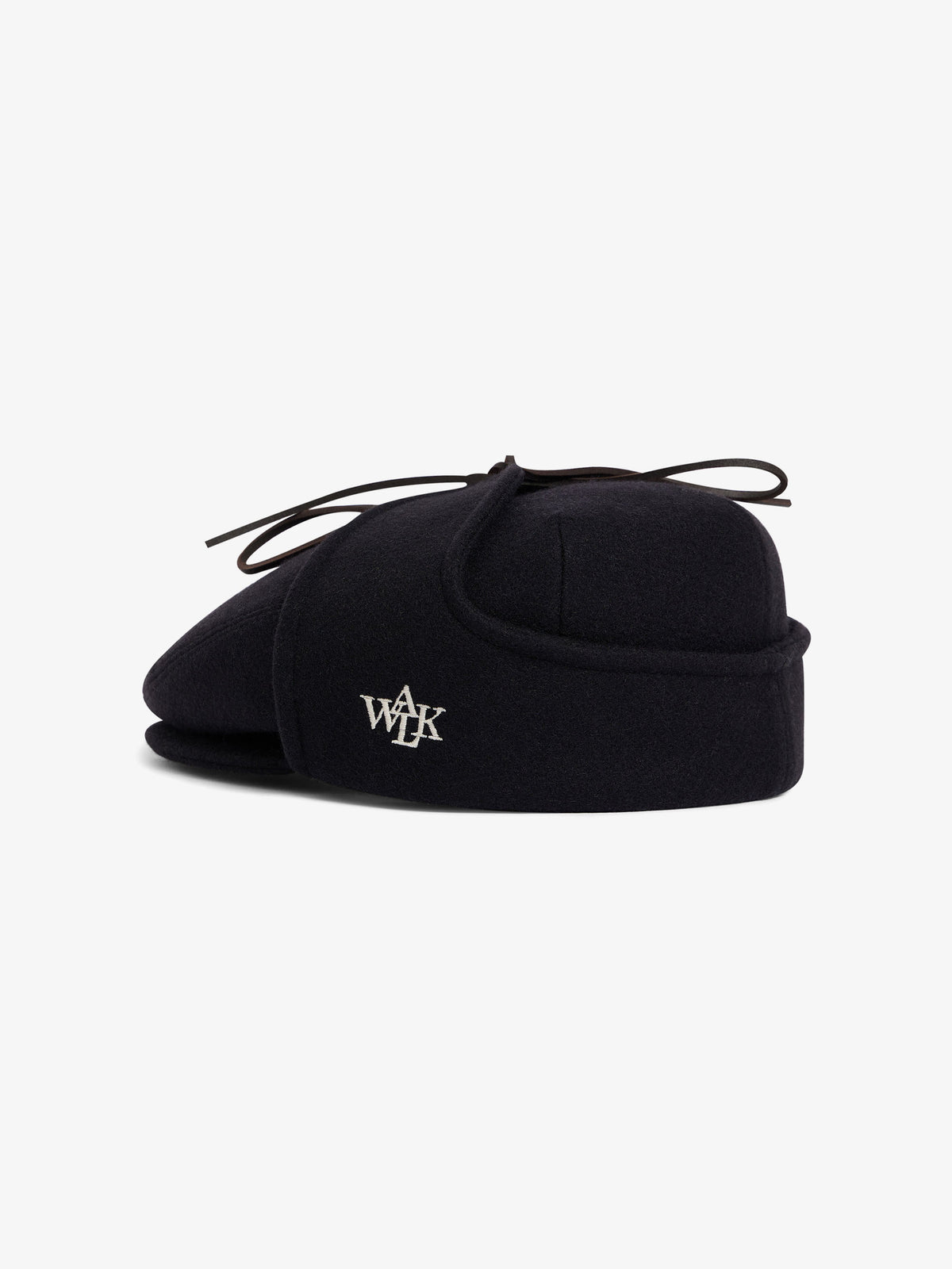 Le béret Sherlock en laine noir
