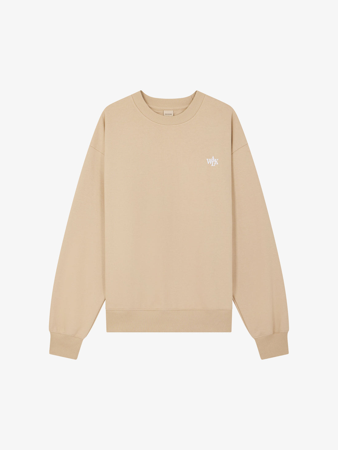 Le crewneck molletonné argile