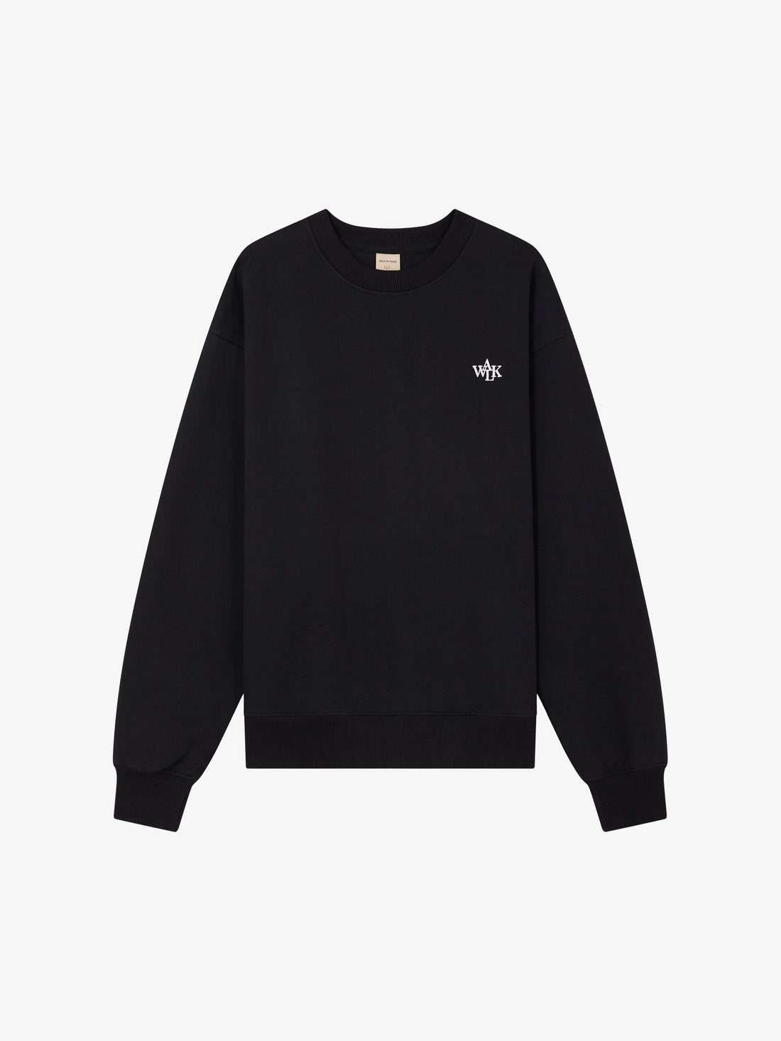 Le crewneck molletonné noir