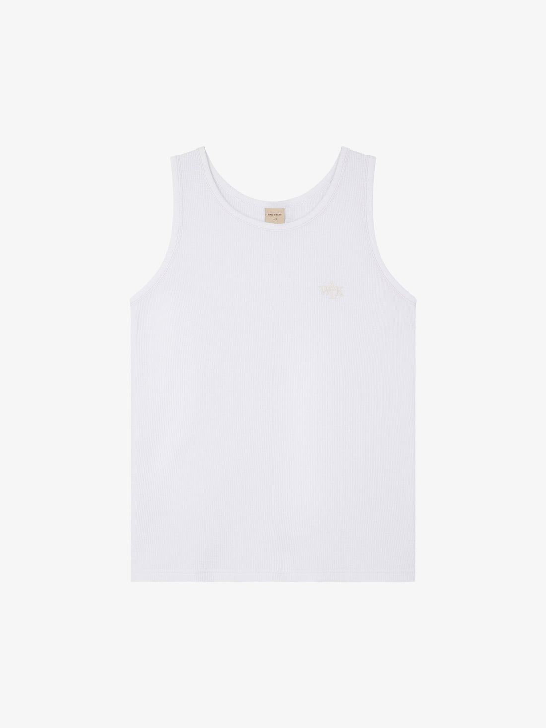 Le débardeur blanc brodé