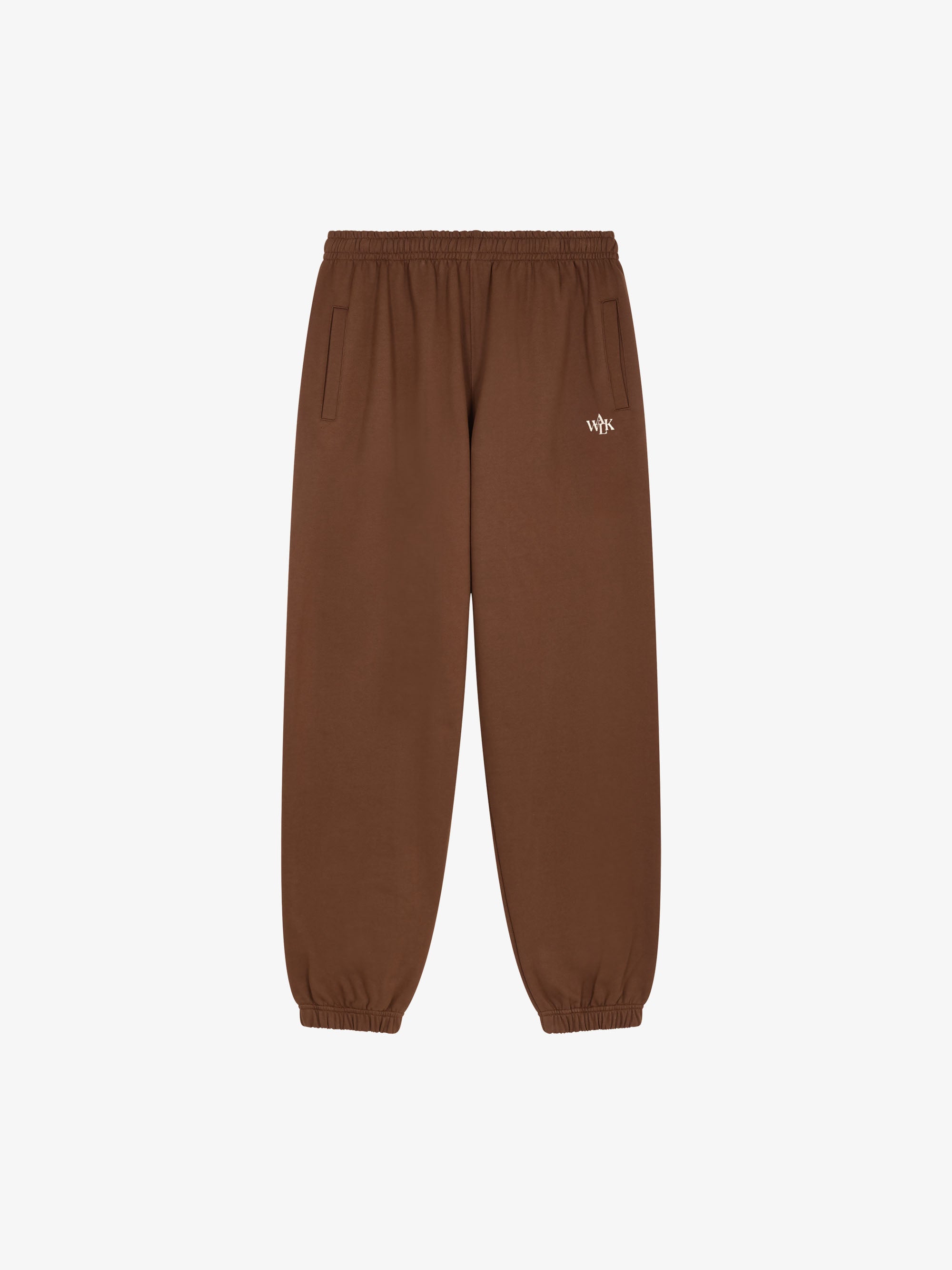 Brown fleece jogging pants 1