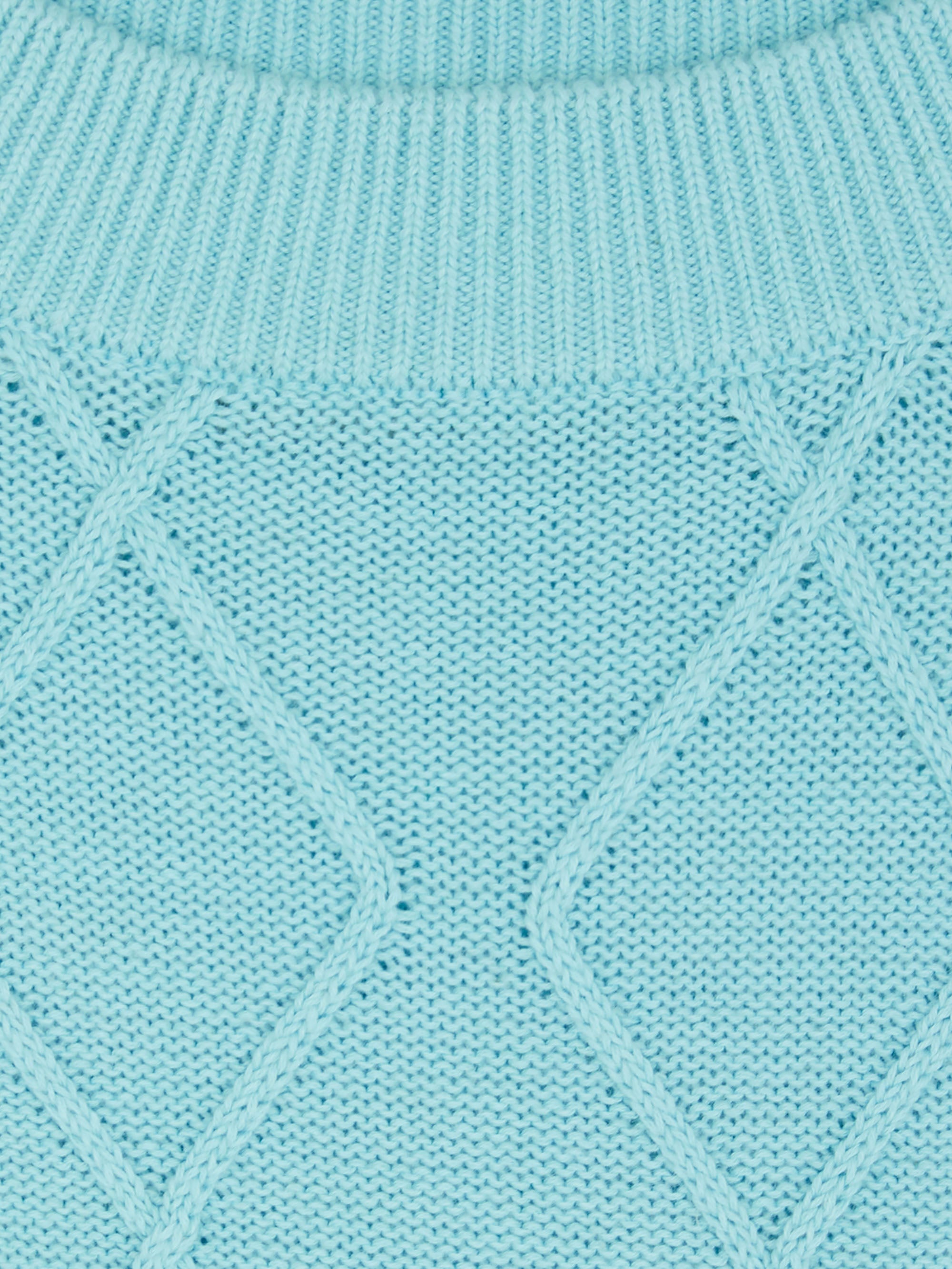 Ice blue knitted sweater 3