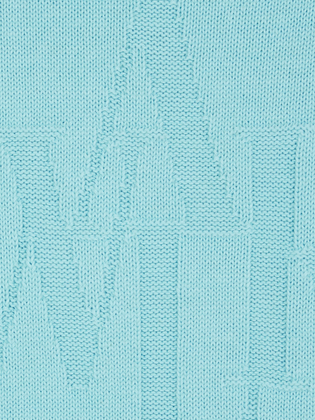 Le pull en maille bleu glacier
