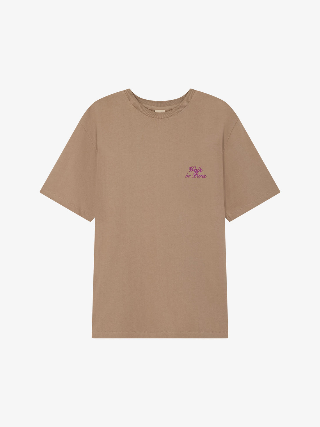 Le t-shirt argile brodé