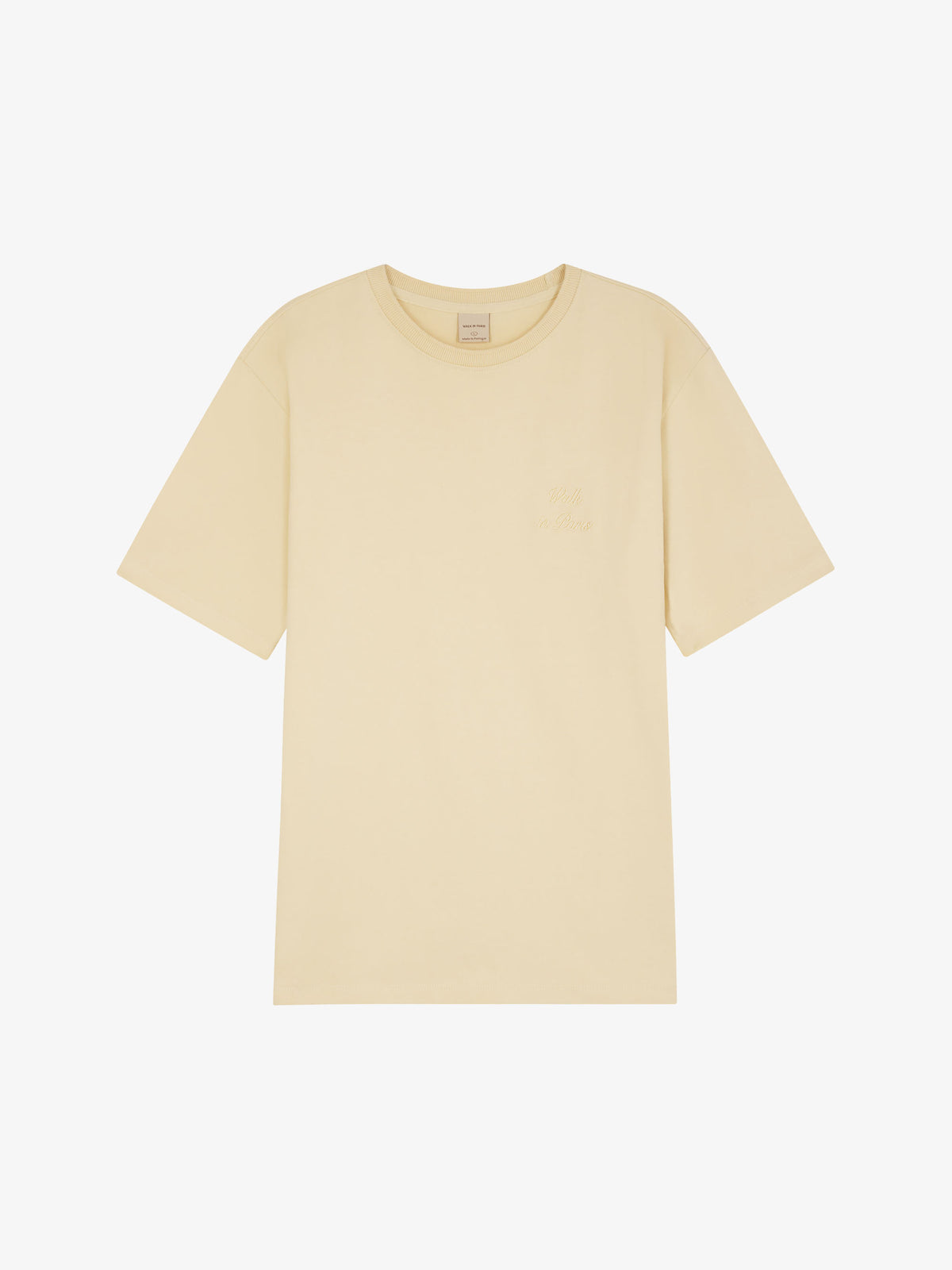 Beige heritage tee