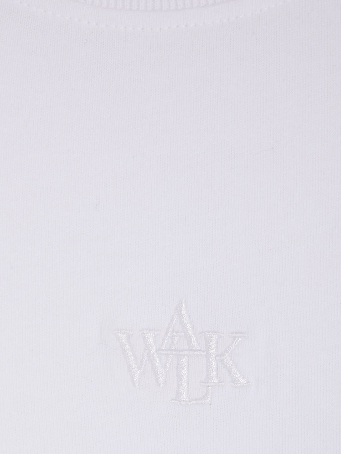 Le t-shirt manches longues signature blanc