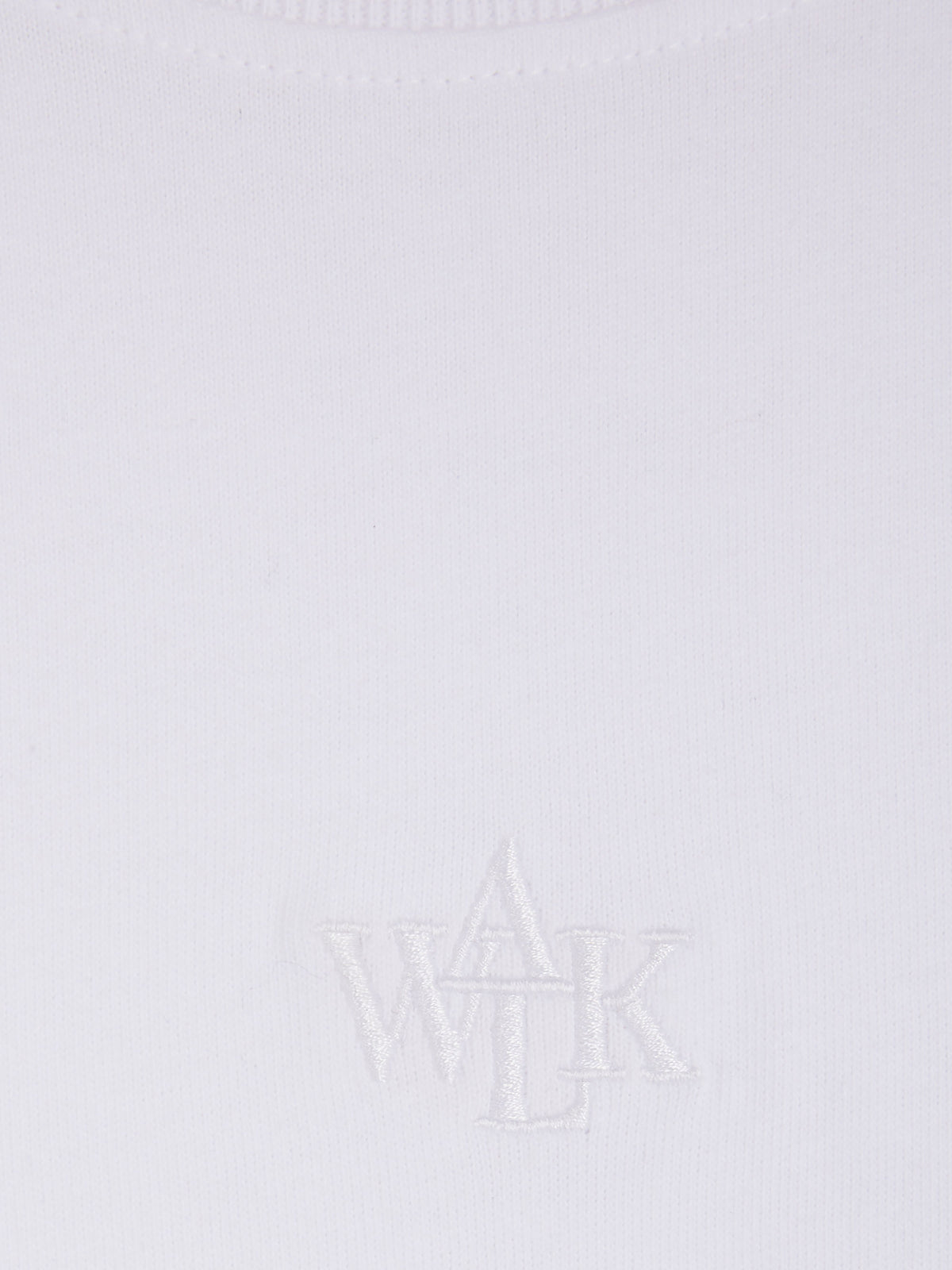 Signature long-sleeves white tee
