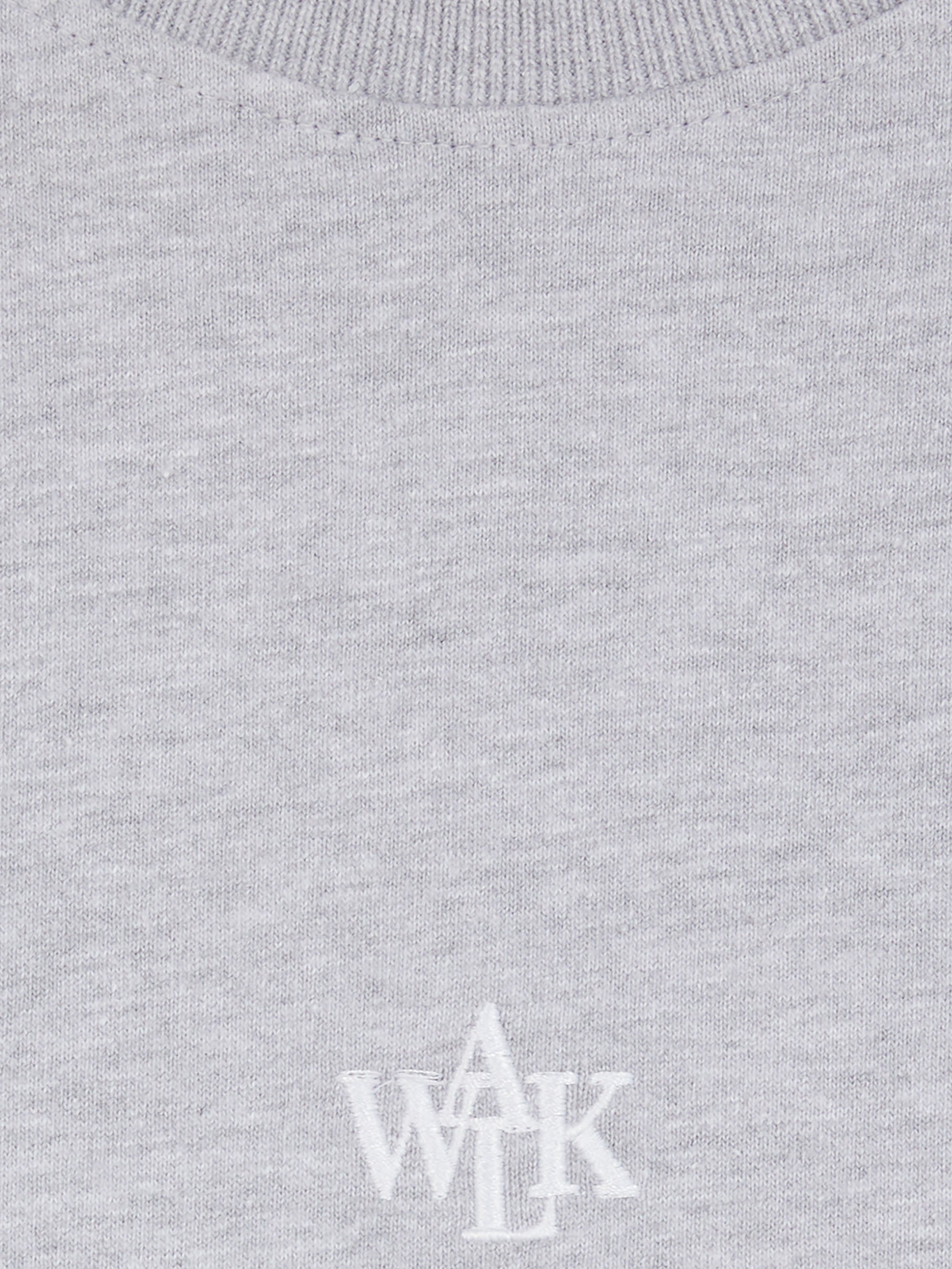 Le t-shirt manches longues signature gris 2