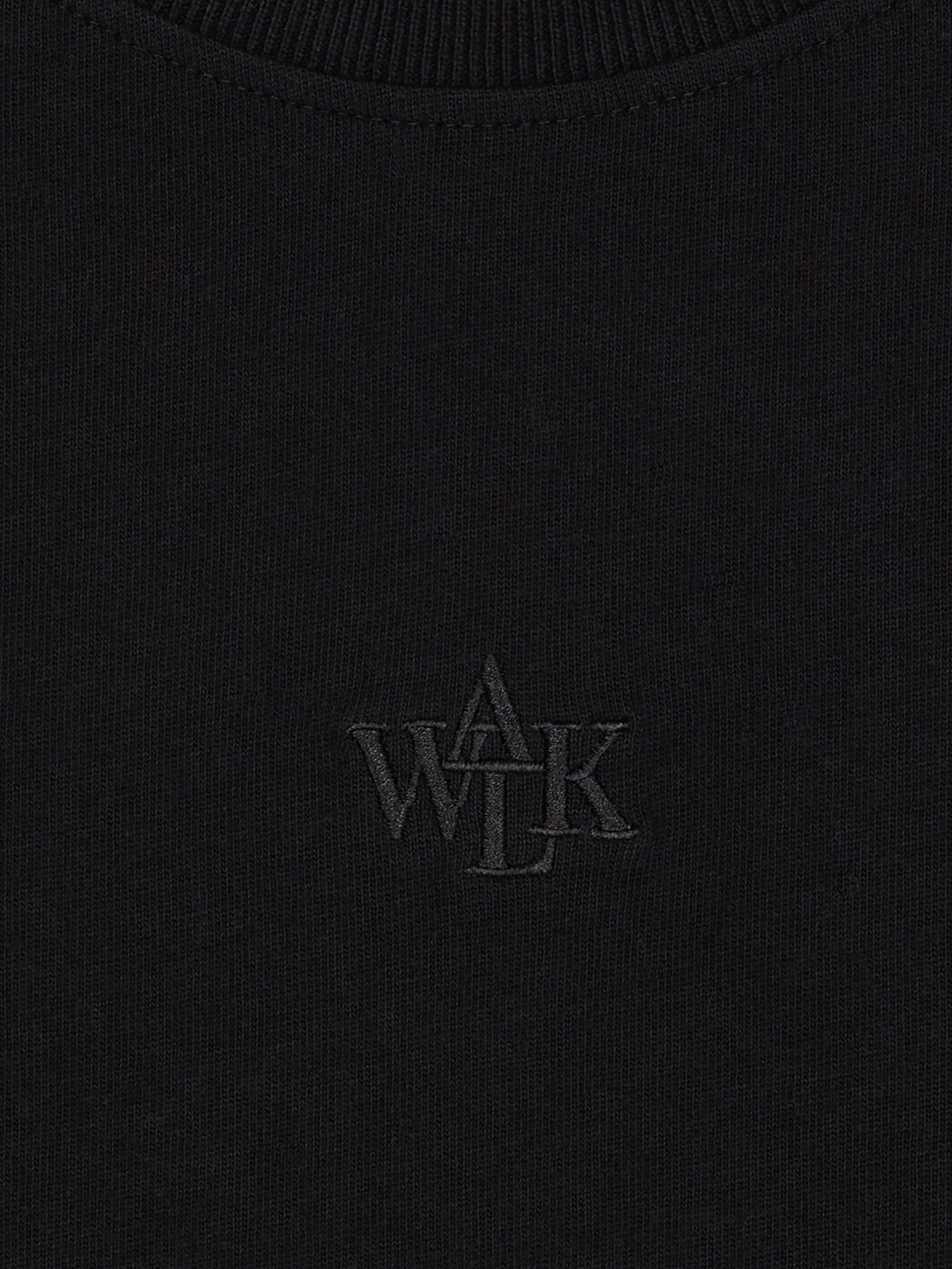 Le t-shirt manches longues signature noir