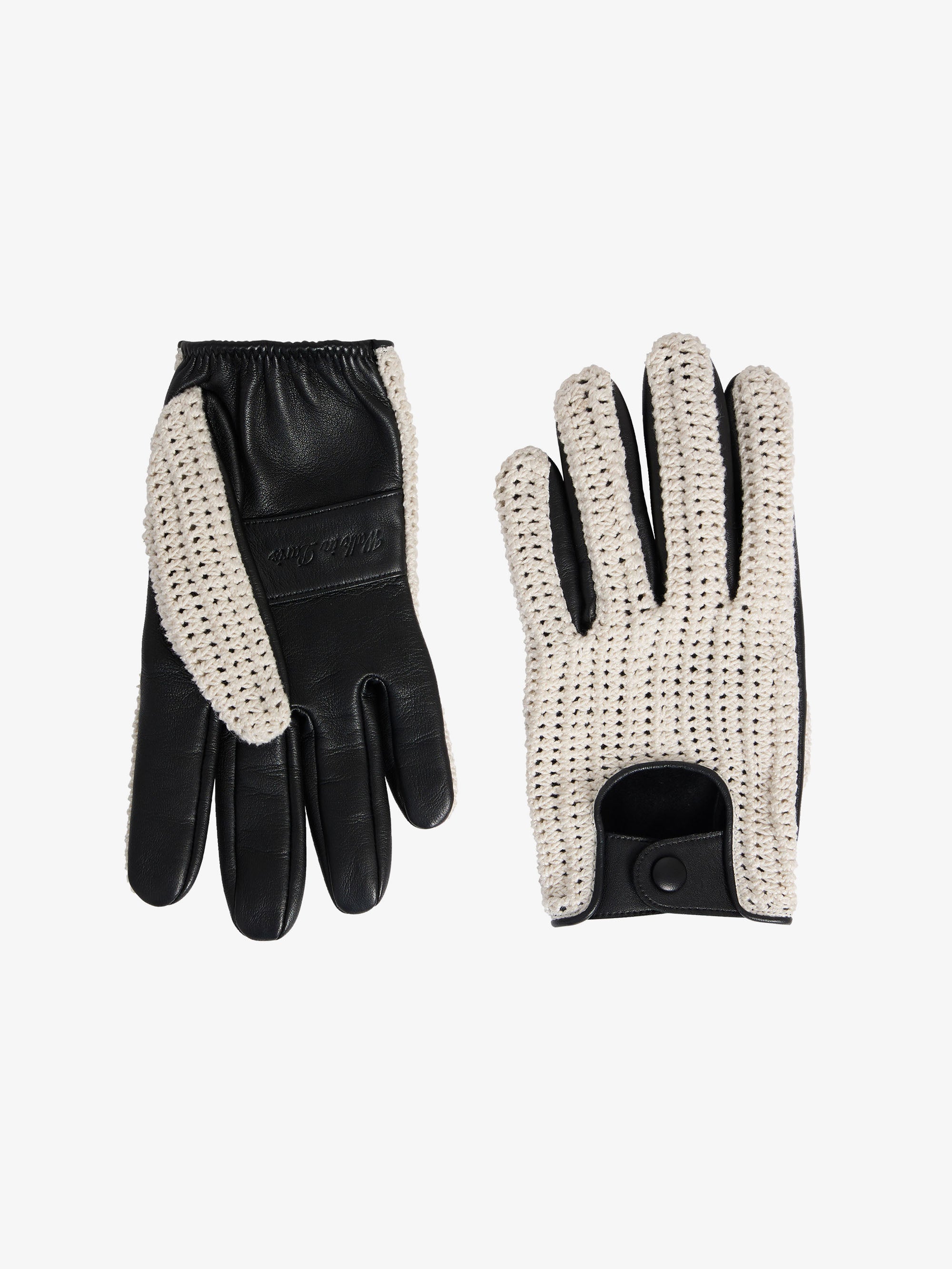 Les gants de conduite en cuir noir 1