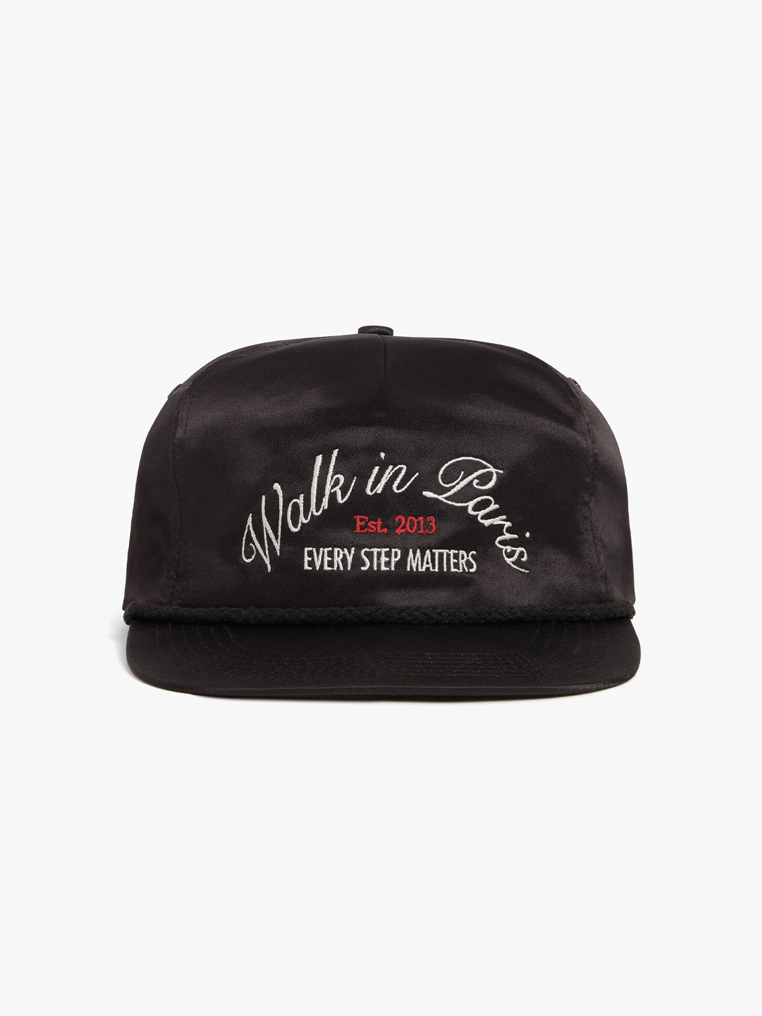 Black nylon trucker cap 1