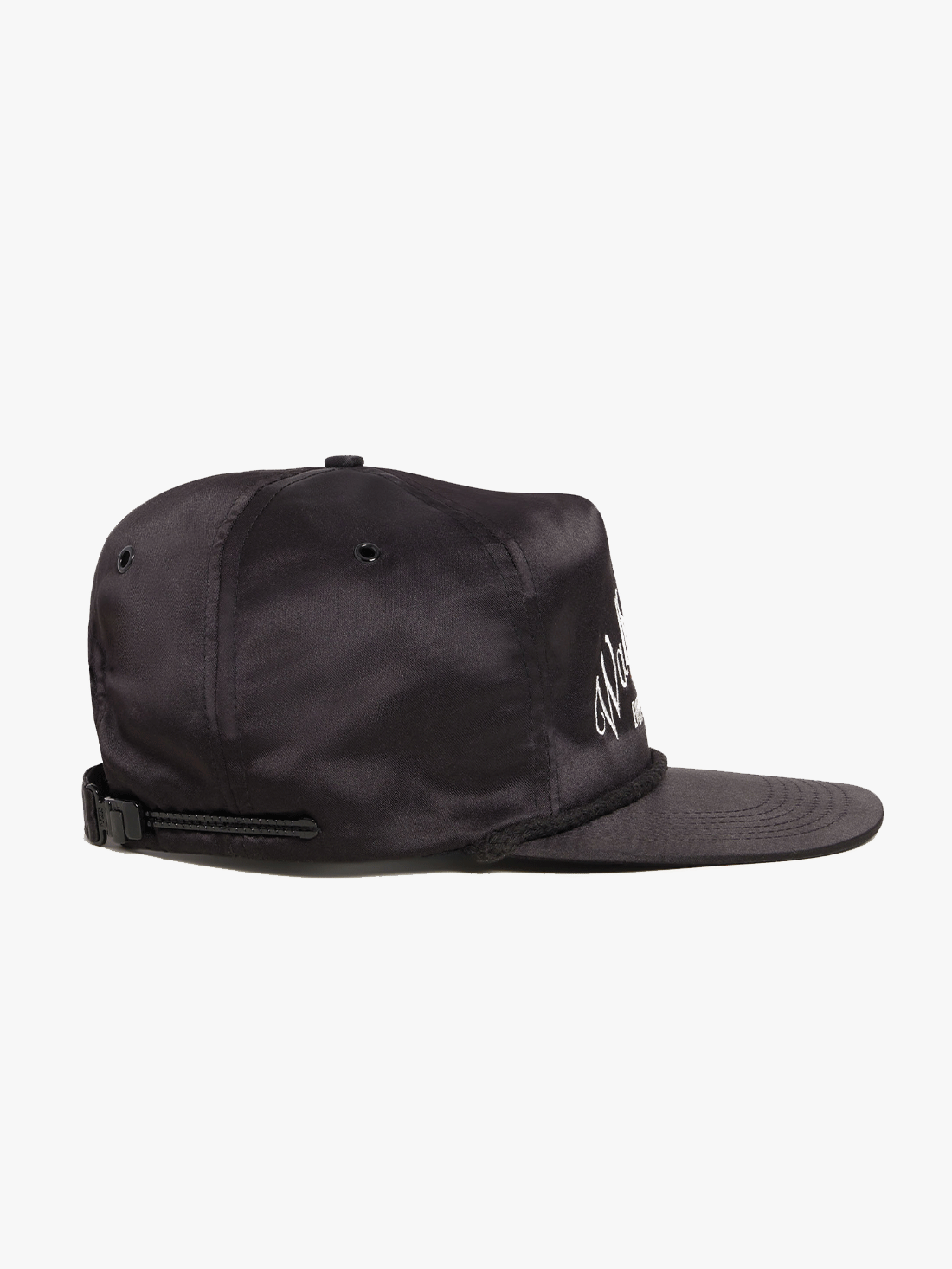 Black nylon trucker cap 2