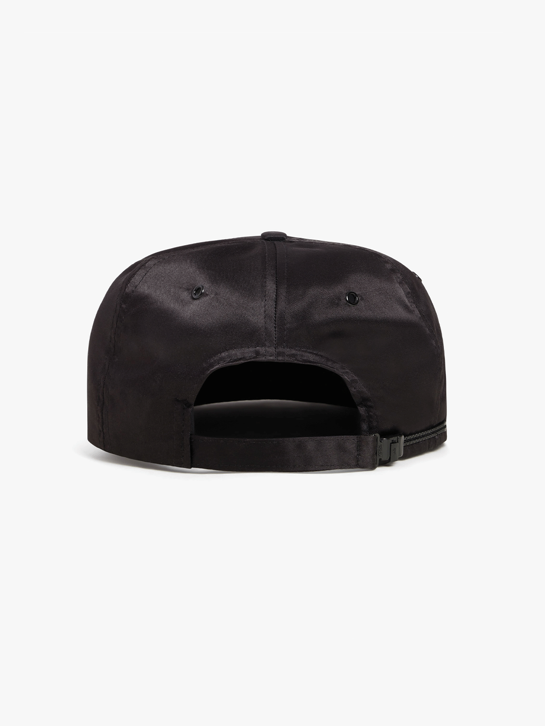 Black nylon trucker cap 4