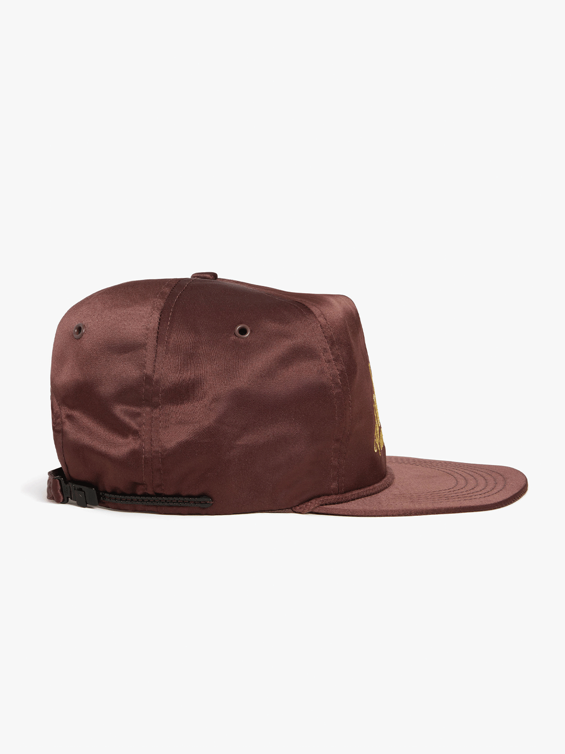Brown nylon trucker cap 2