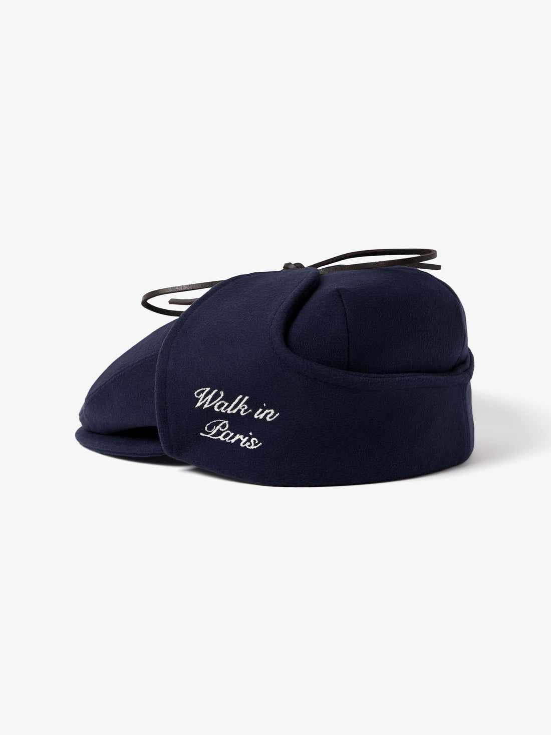 Le béret Sherlock en laine bleu marine