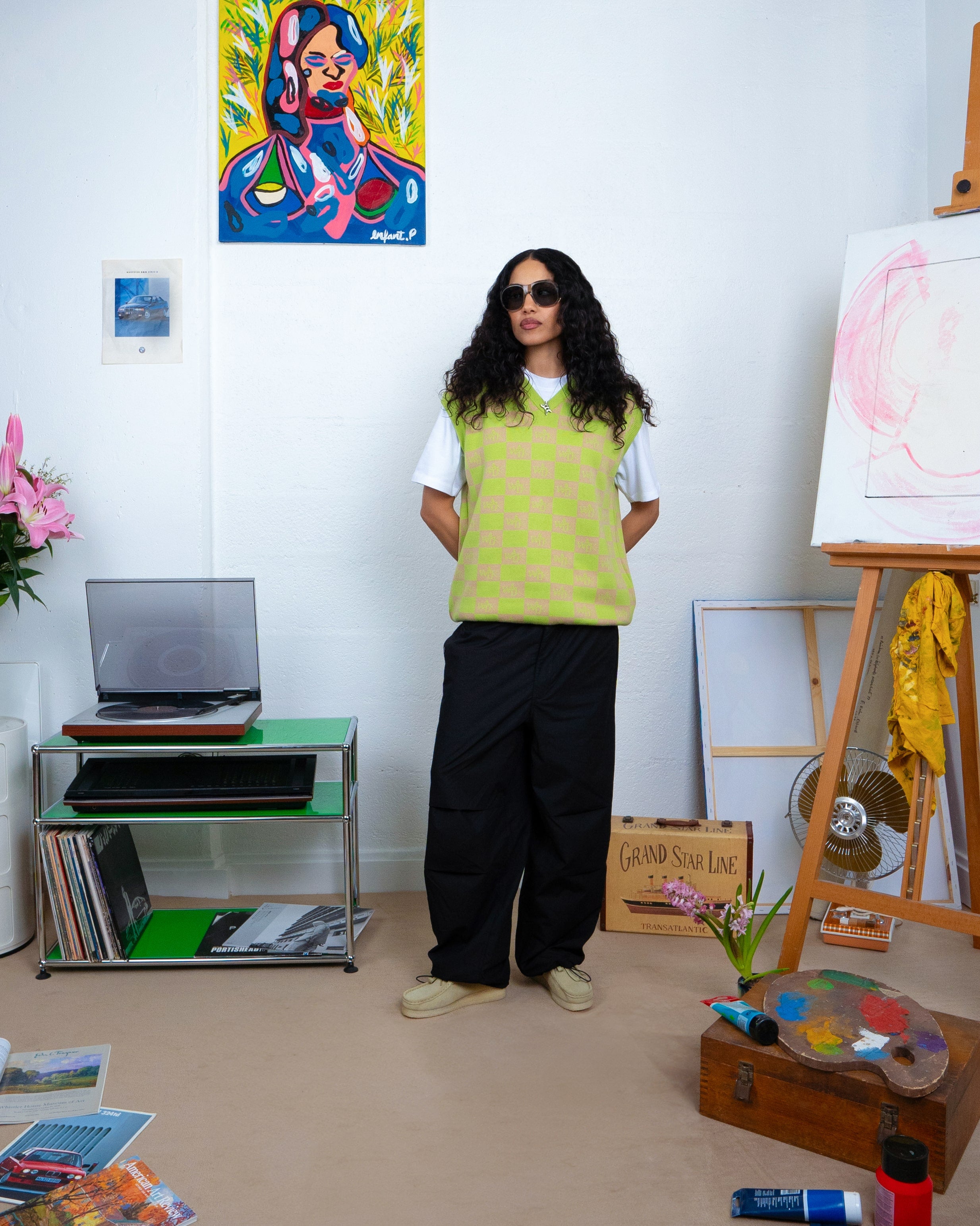 Le pantalon parachute noir 3