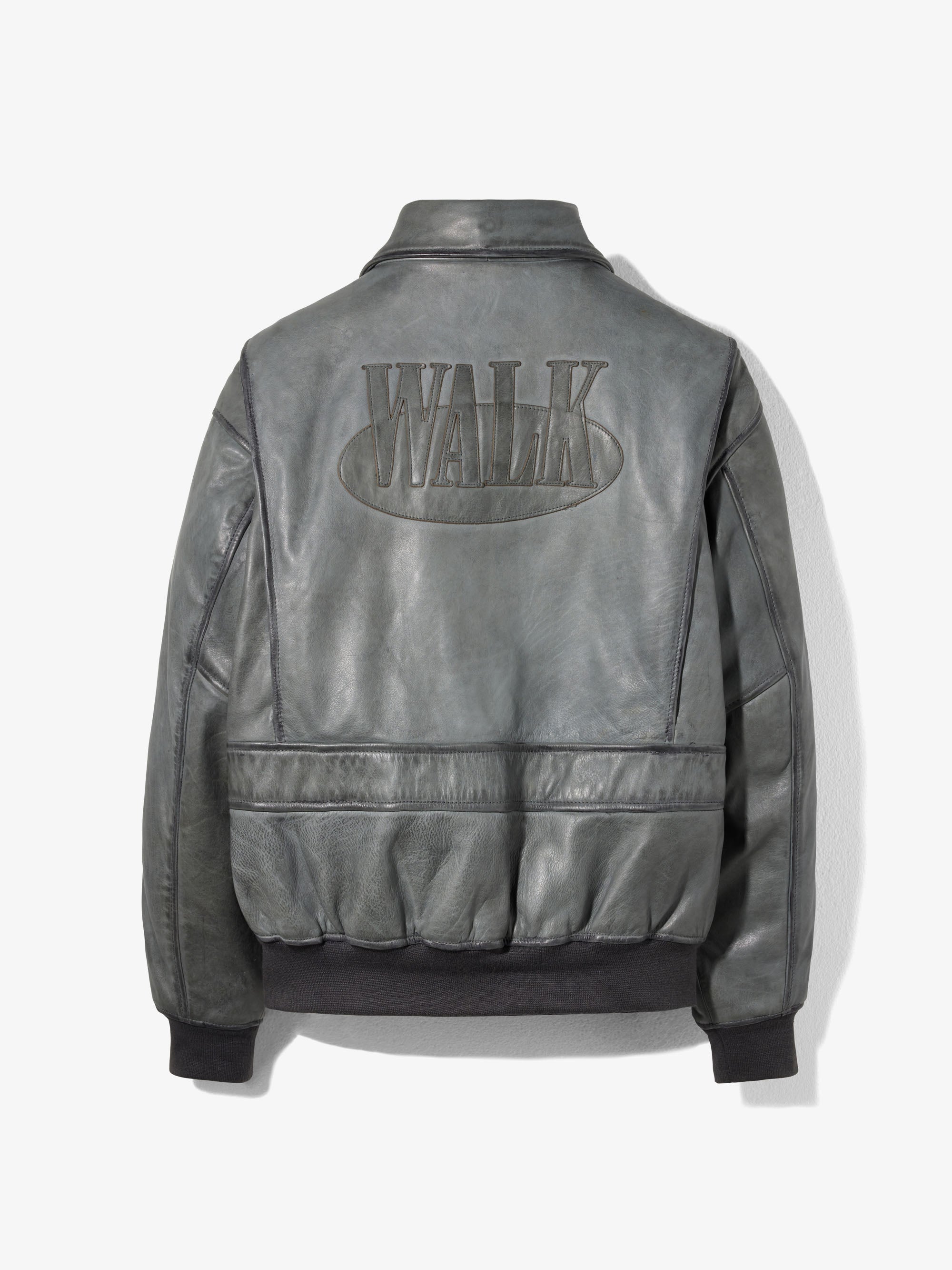 Walk in Paris X Schott NYC ® - Grey flight jacket 10