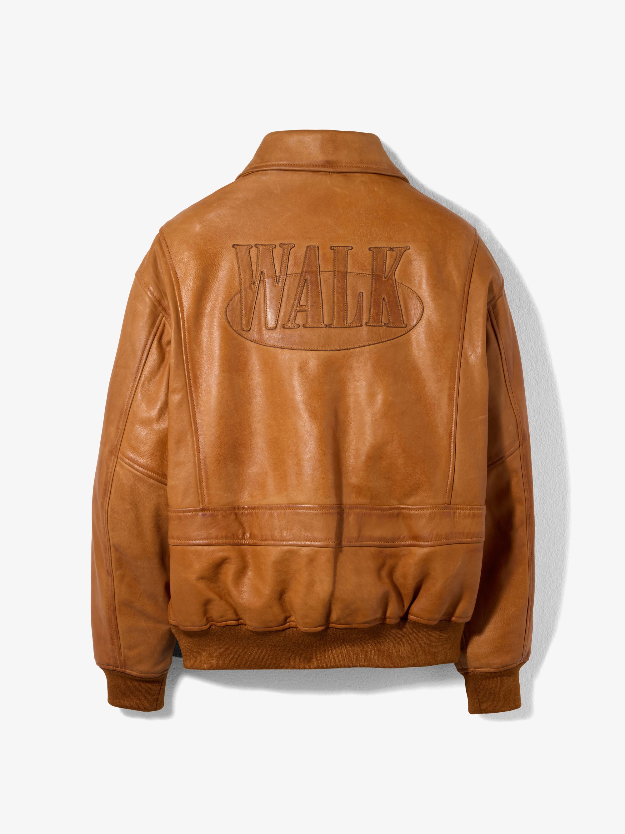 Walk in Paris X Schott NYC ® - Camel flight jacket 10