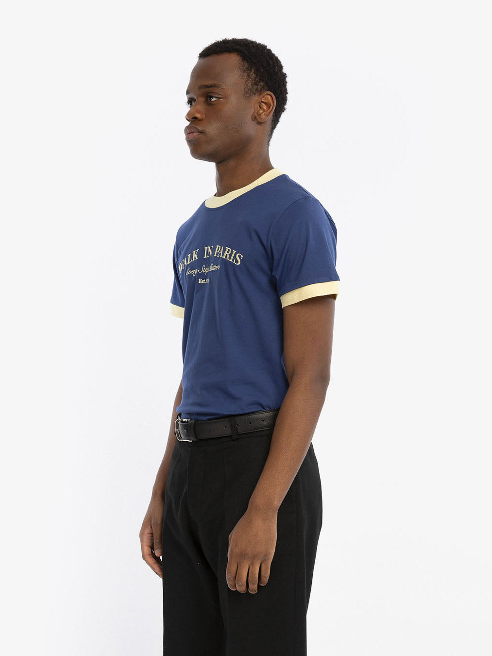 The blue Every Step Matters t-shirt  3