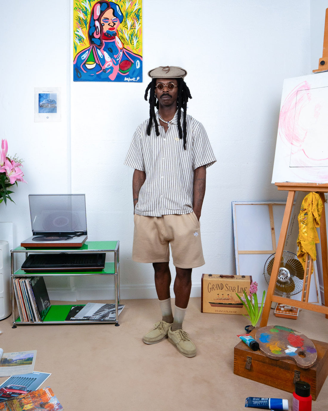 Le short molletonné argile