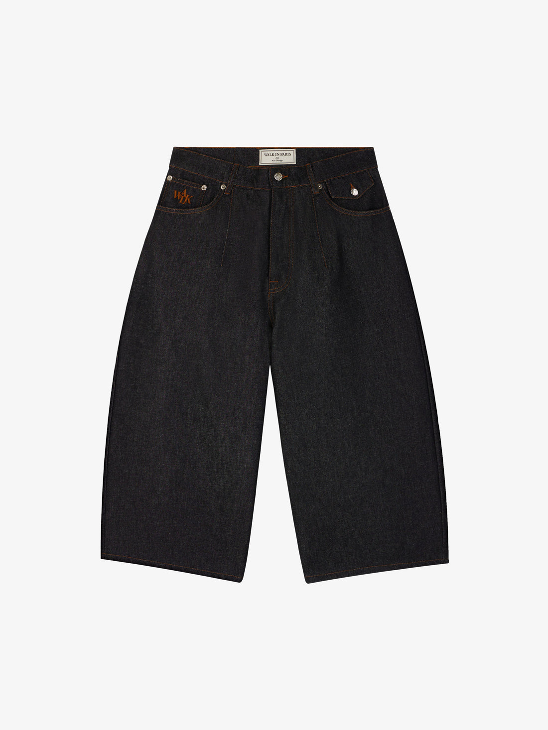 Le short ballon en denim brut