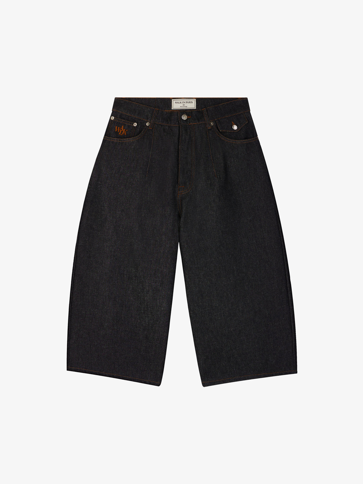 Le short ballon en denim brut