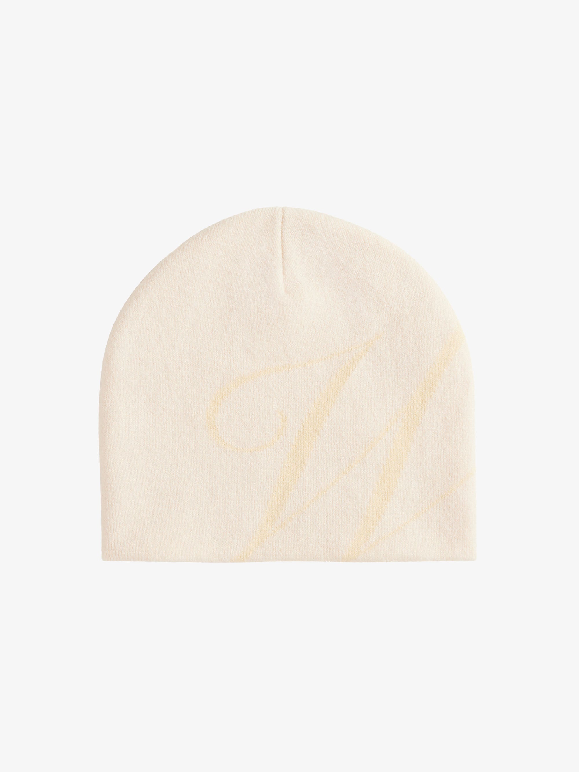 The Signature beige beanie 1