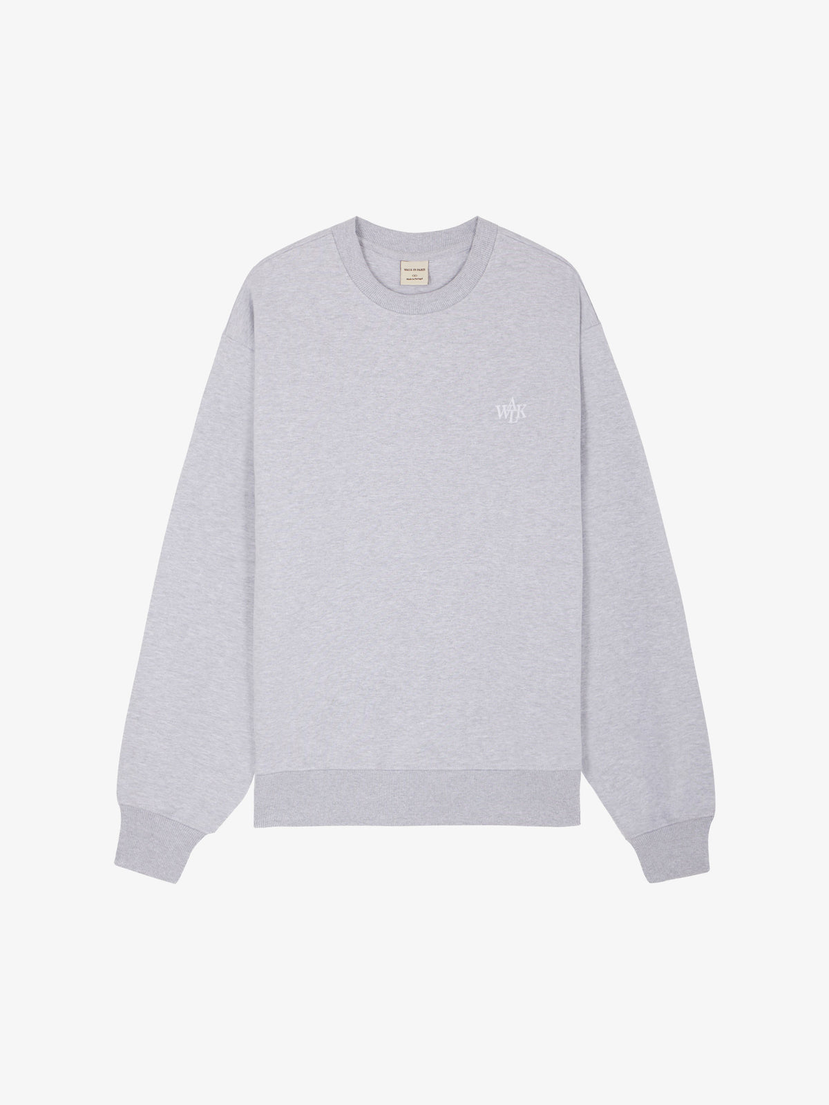 Le sweatshirt molletonné gris