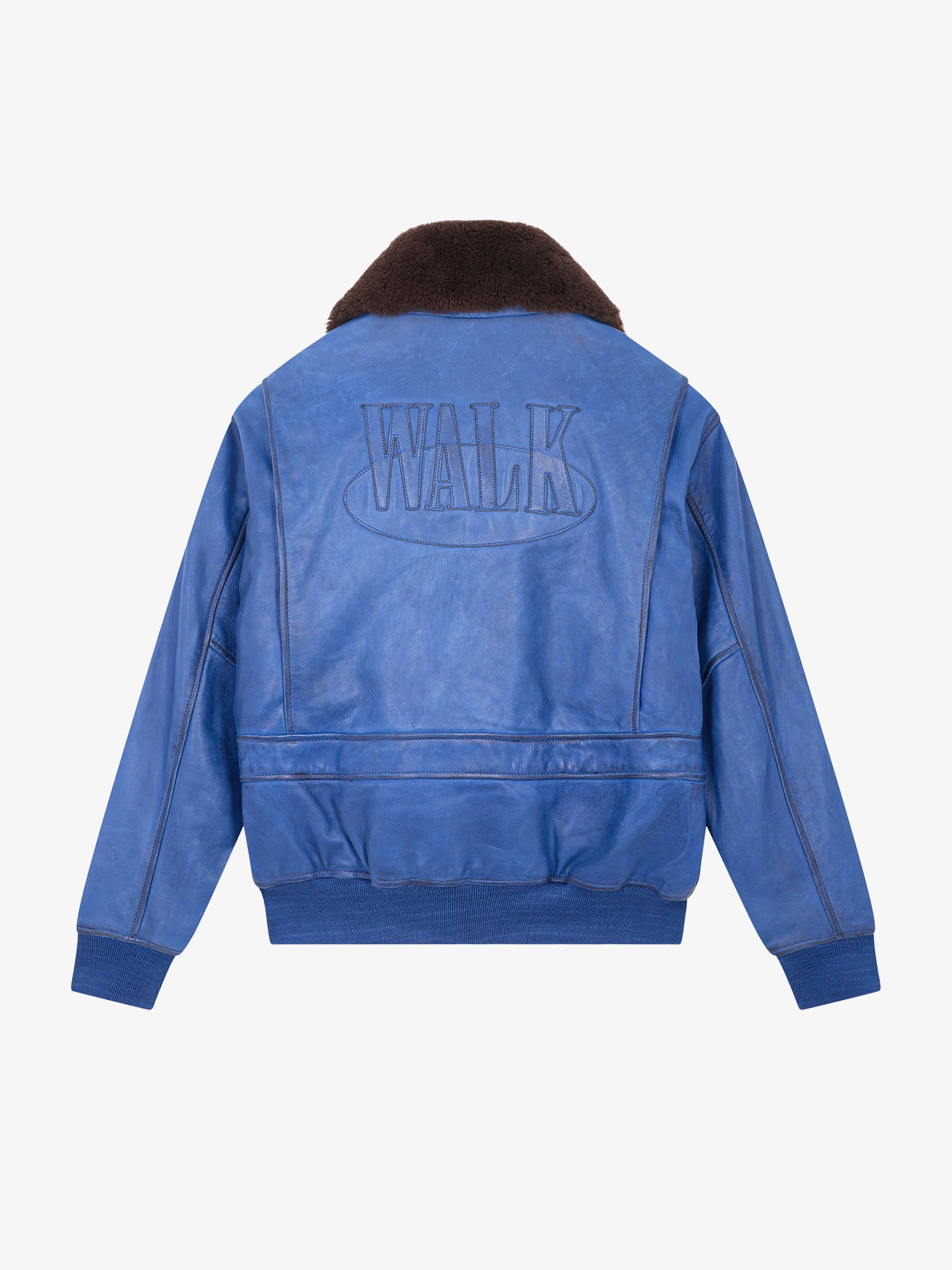 Walk in Paris X Schott N﻿YC ® - Blue flight jacket 2