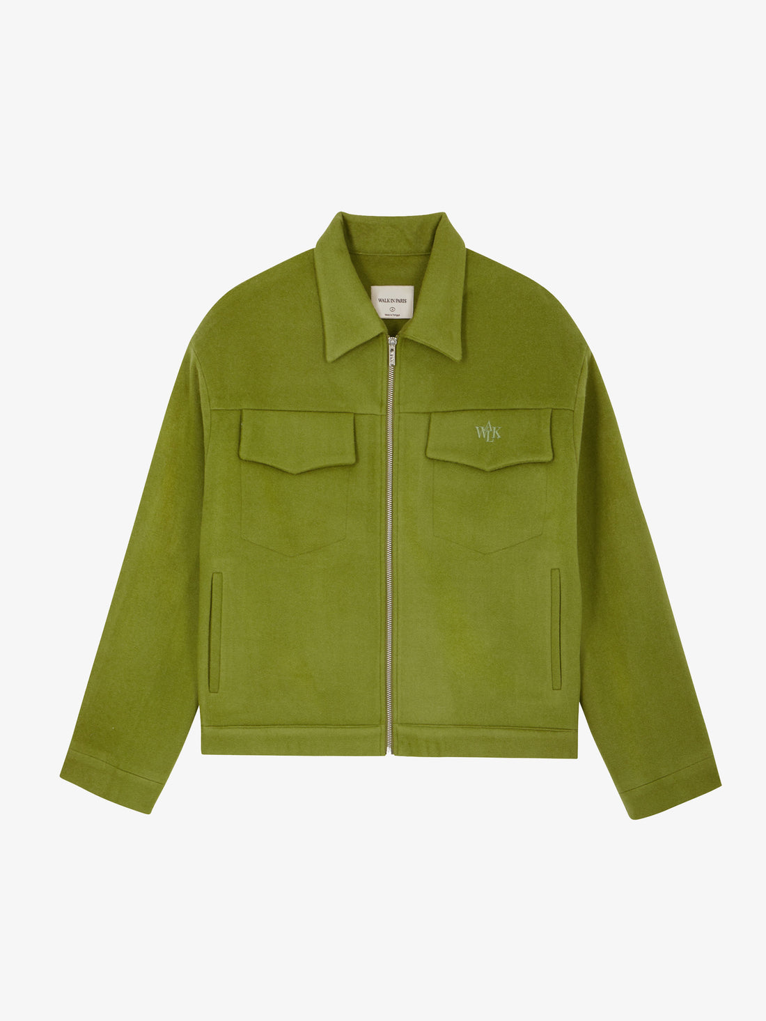 La veste vert émeraude en laine