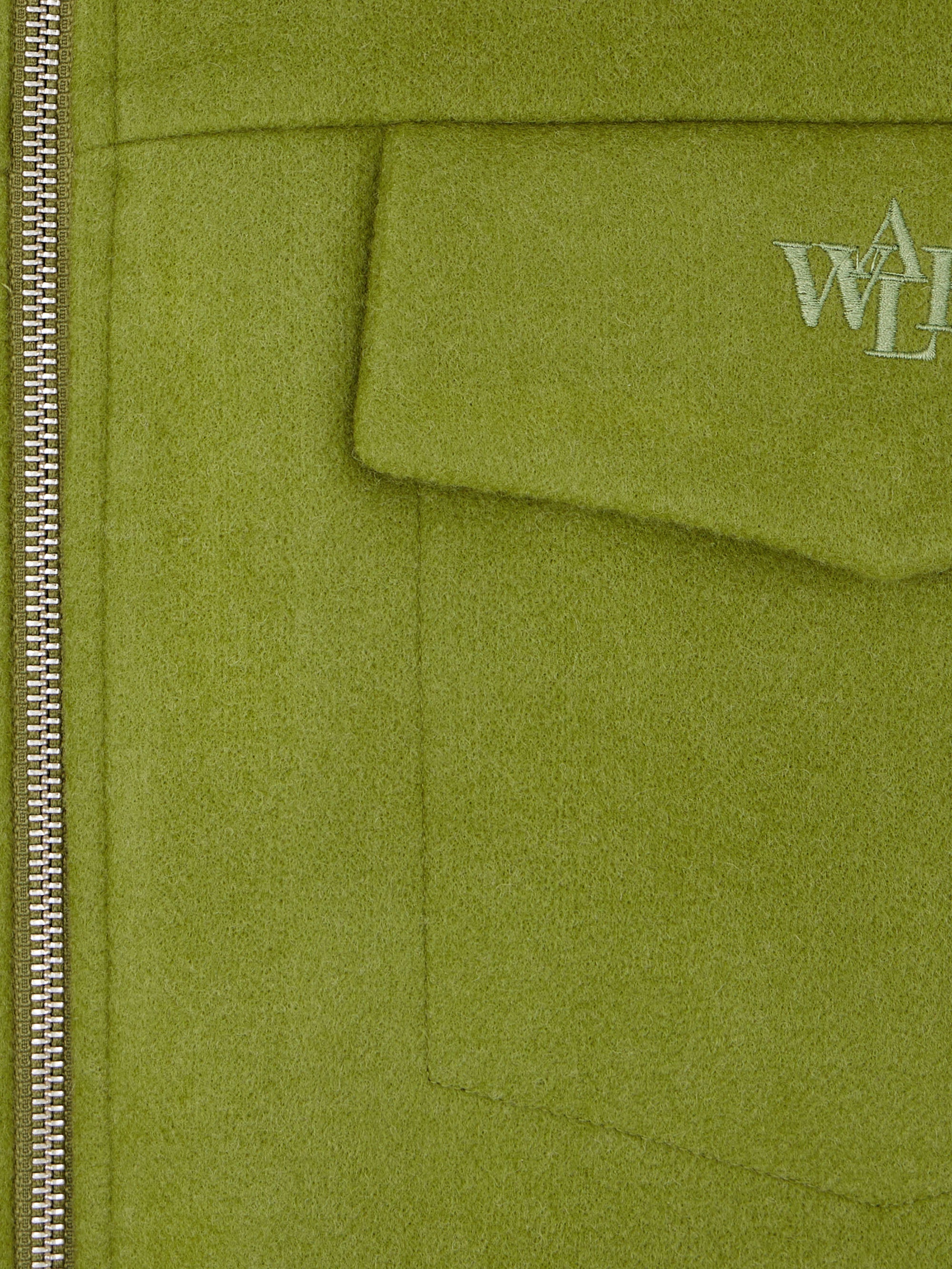 La veste vert émeraude en laine 2