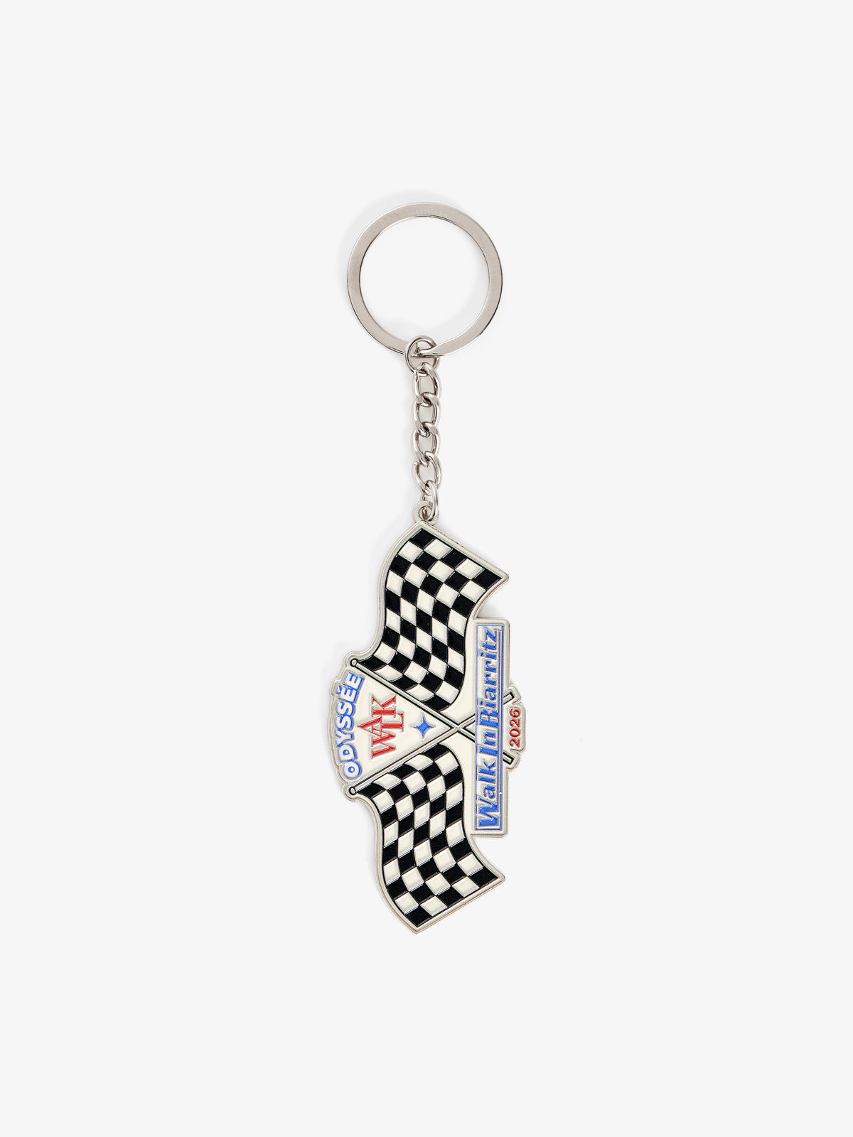 "Walk in Biarritz" keychain